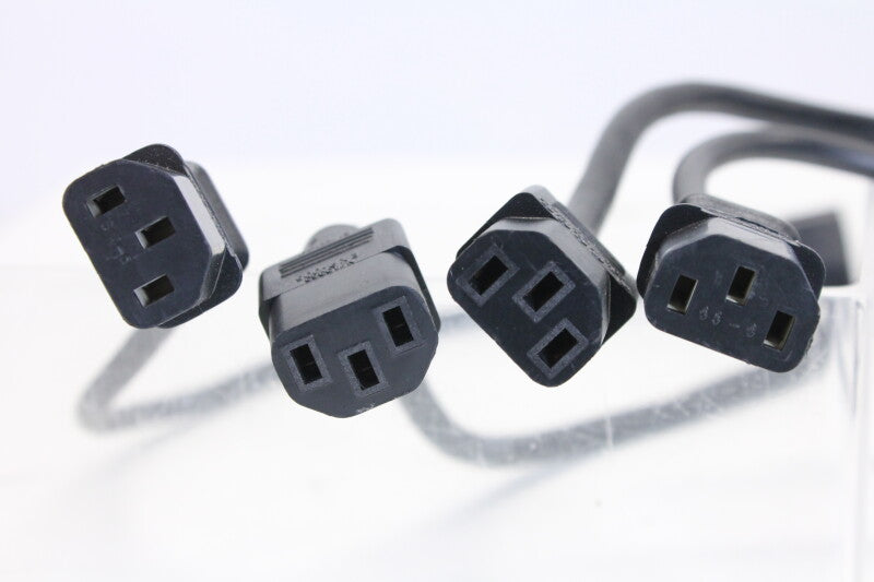 Various Lot with 4x (female) C13 to (male) C14 Cables