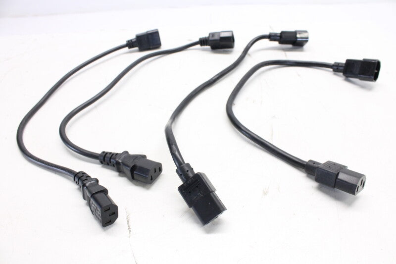 Various Lot with 4x (female) C13 to (male) C14 Cables