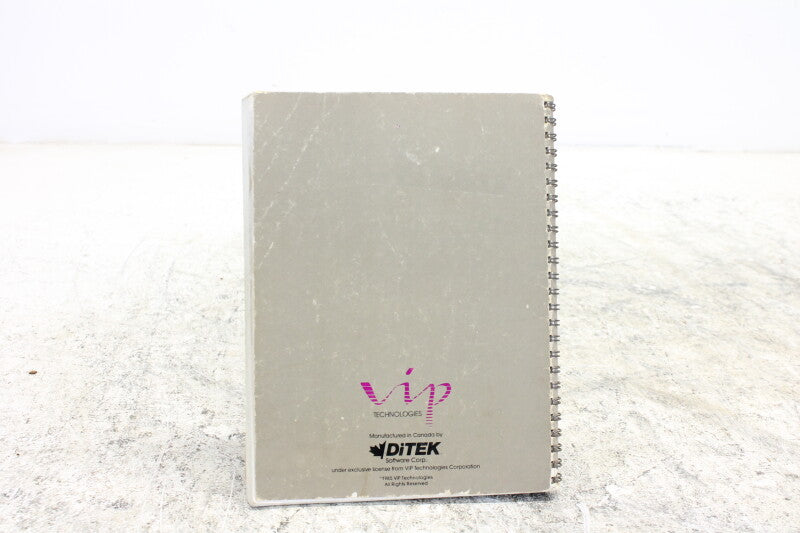 Vip Technologies integrated spreadsheet professional handbook in English