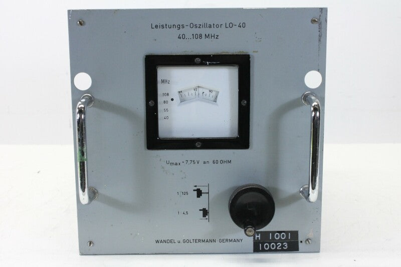 Wandel & Goltermann LO-40 Power Oscillator from 40 to 108 MHz