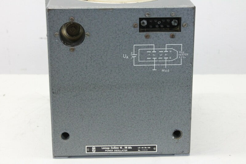 Wandel & Goltermann LO-40 Power Oscillator from 40 to 108 MHz