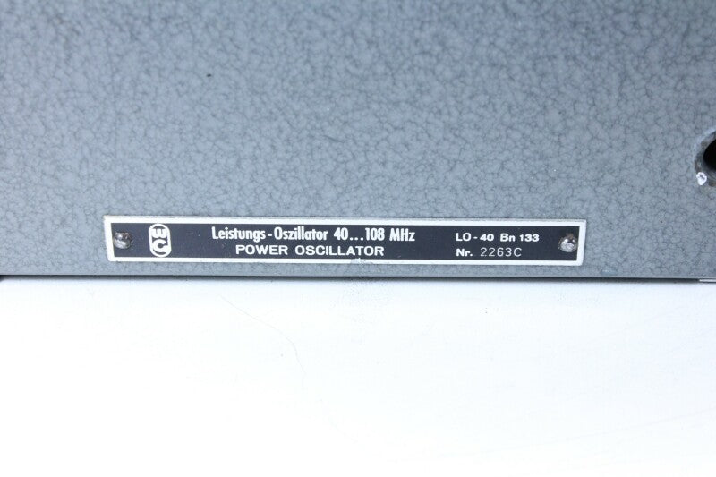 Wandel & Goltermann LO-40 Power Oscillator from 40 to 108 MHz