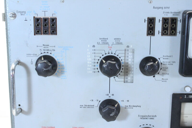 Wandel & Goltermann TFPM-76 TF-Pegelmesser Carrier Frequency Level Meter 0,3...1350 kHz