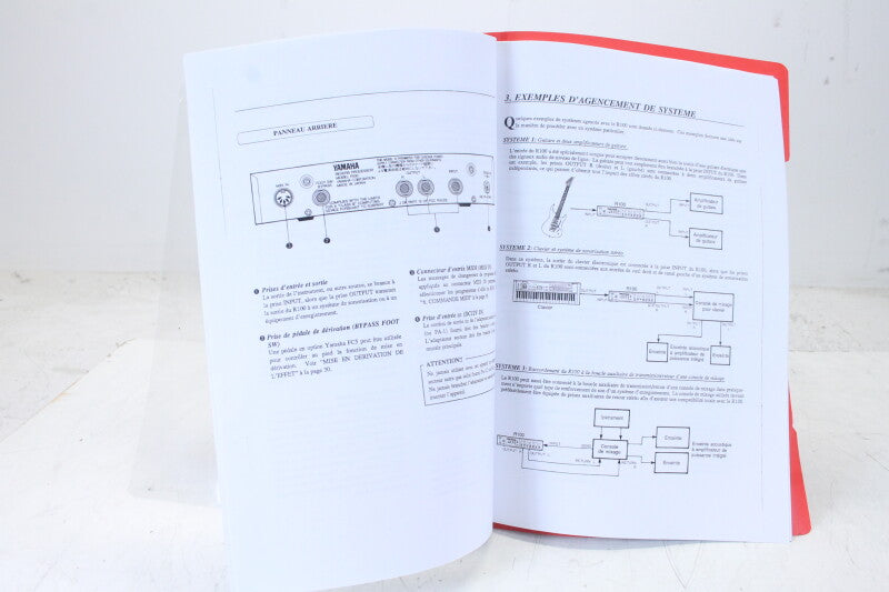 Yamaha Reverb Processor R100 Operation Manual