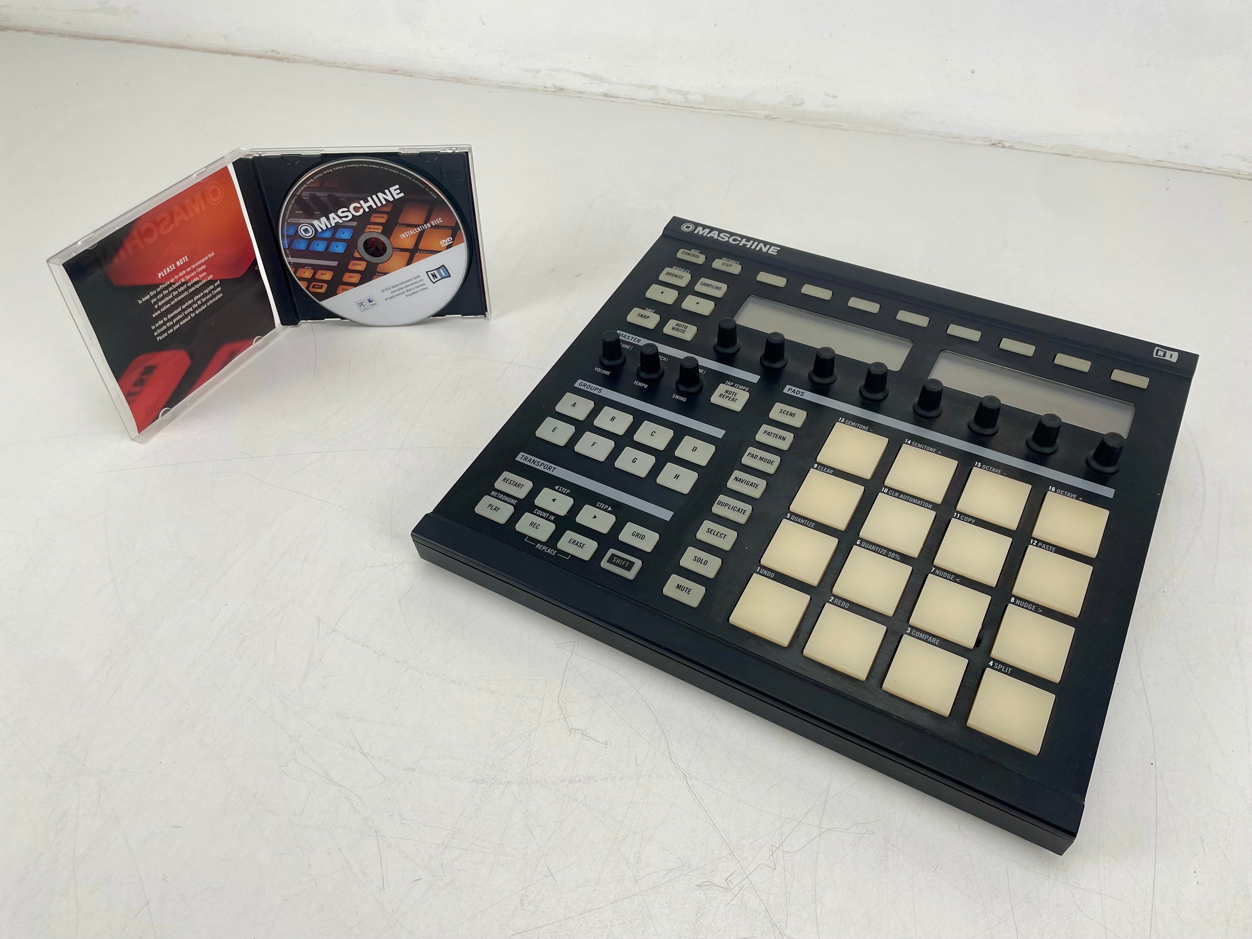 Native Instruments Maschine-Drumcomputer met cd - MK1 - MIDI-controller