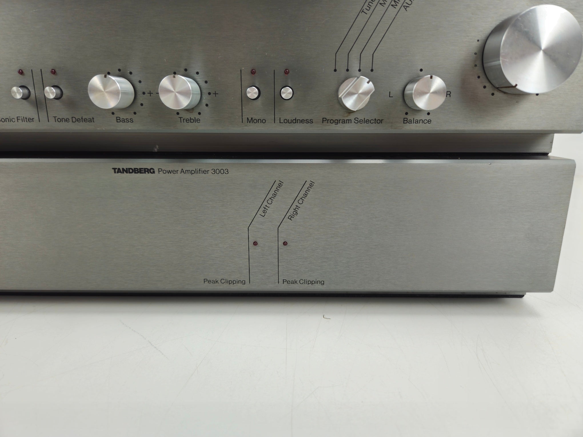Tandberg - 3002 Control Amplifier - 3003 Power Amplifier - Set - Fully Serviced