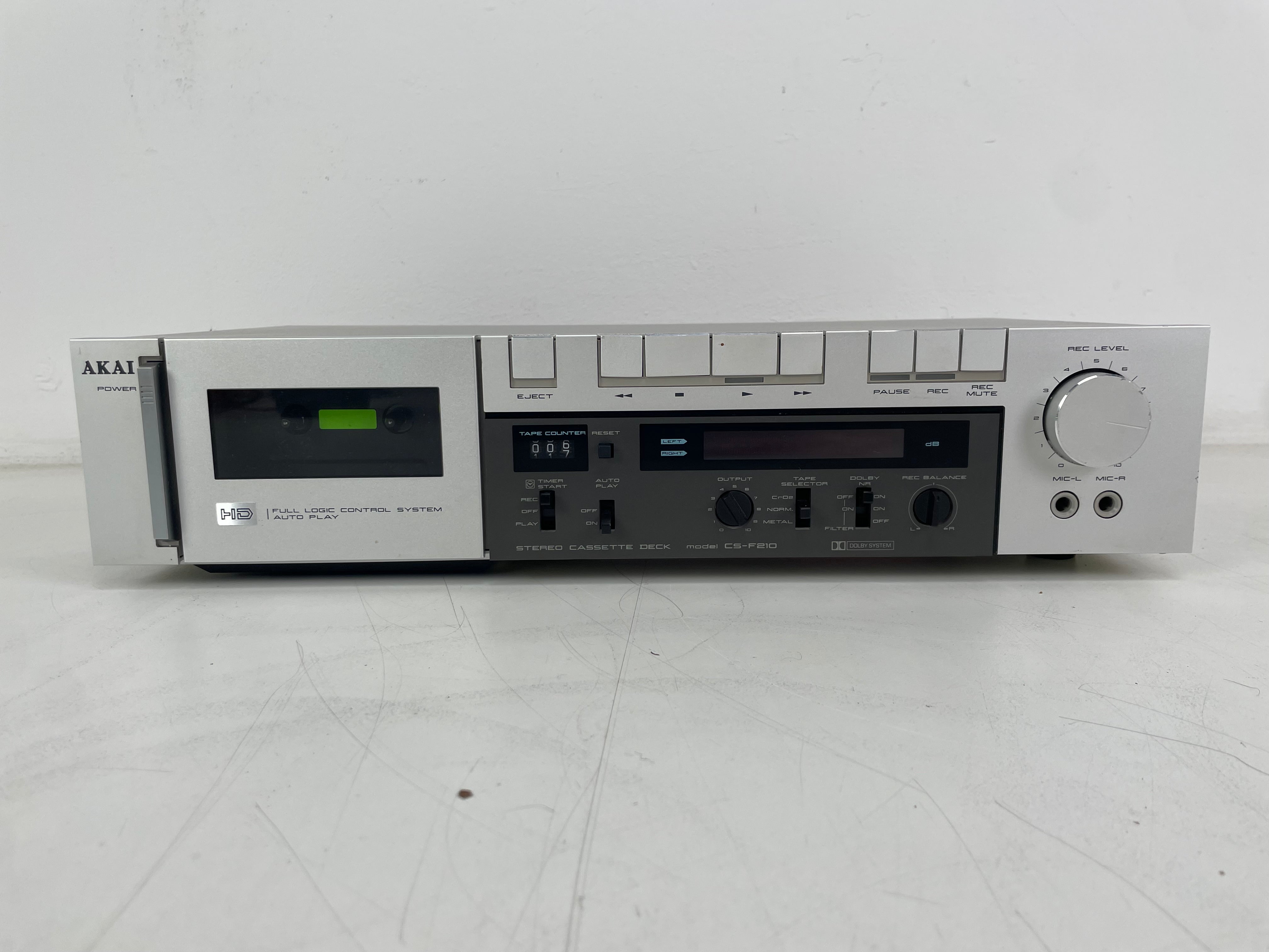 Akai - CS-F210 - Stereo Cassette Deck - 2-Head - Auto Play