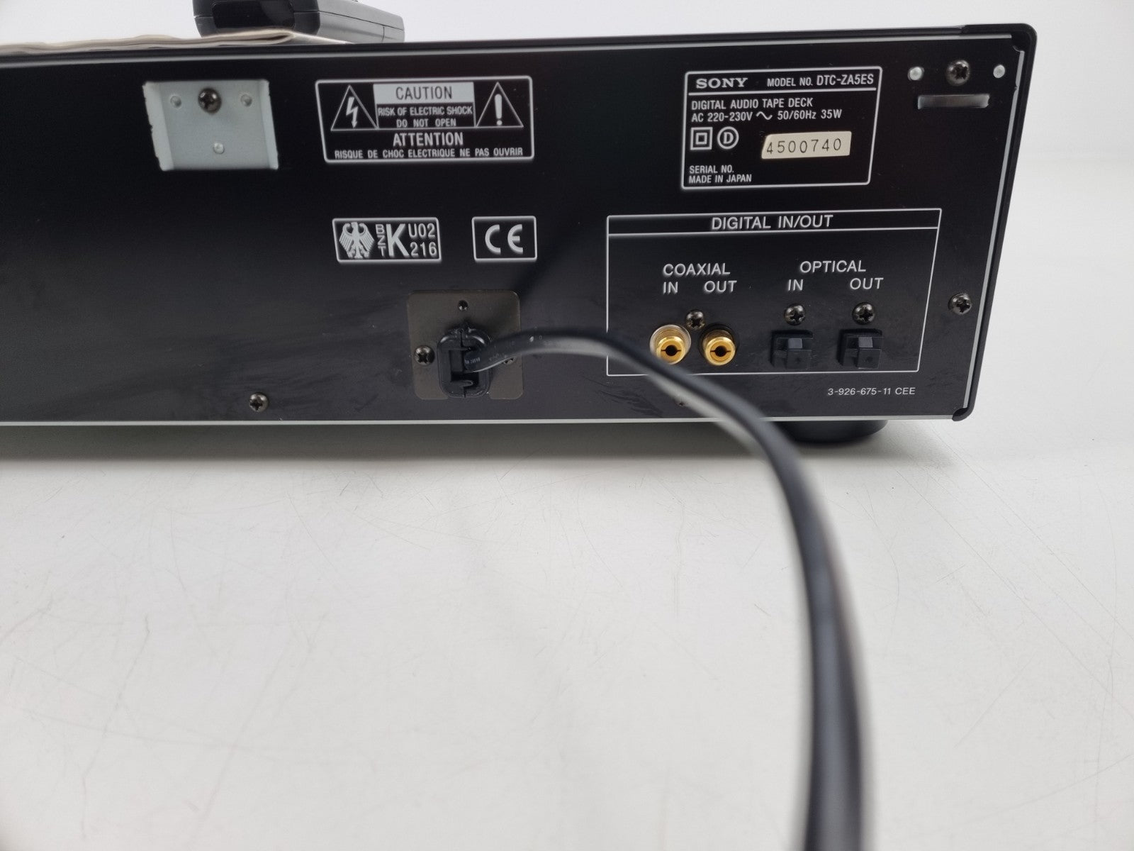 Sony DTC-ZA5ES digitale cassettedeck - Afstandsbediening - Handleiding - Eerste eigenaar