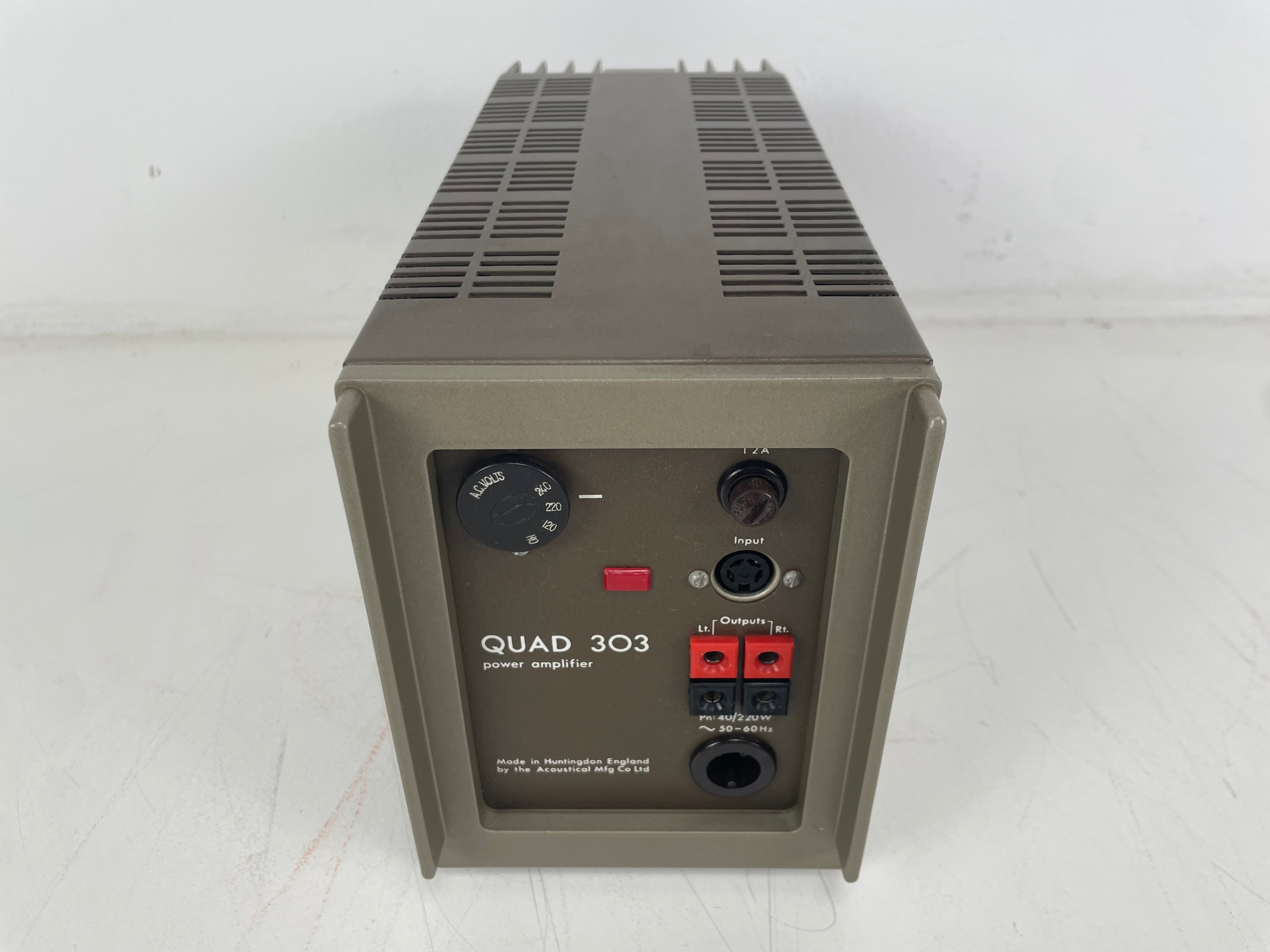 Quad - 34 Control Unit/303 Power Amplifier - Inc. Power/AUX Cable