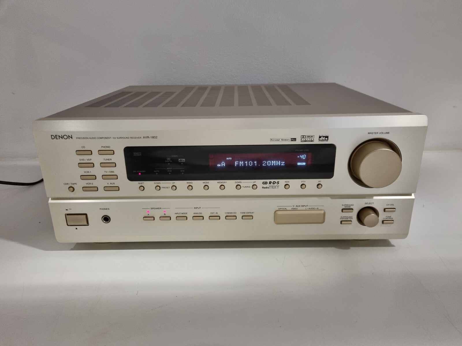 Denon AVR-1802 5.1 Stereo Receiver - Champagne