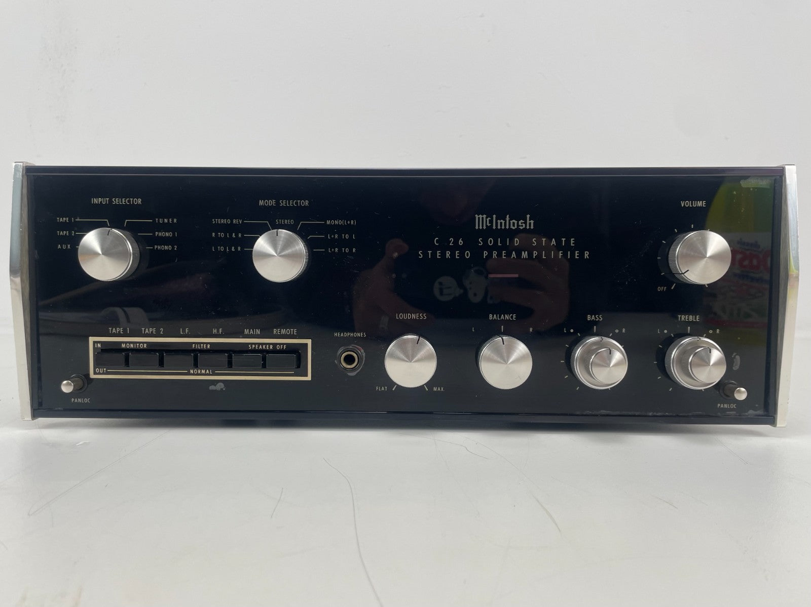 McIntosh C26 Stereo Preamplifier – Fully Serviced Recapped with Nichicons Manual