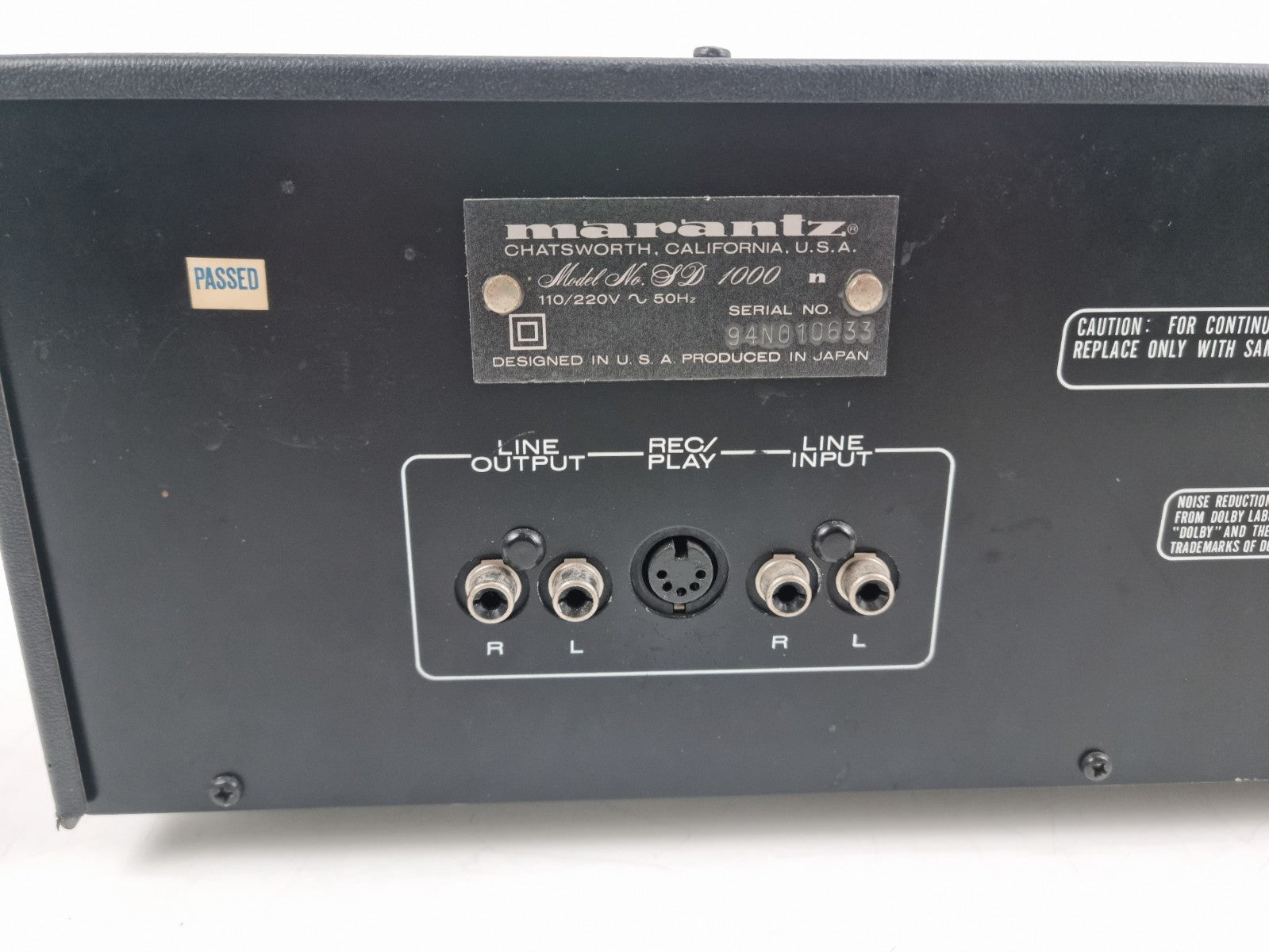 Marantz SD 1000 - Stereo Cassette Deck