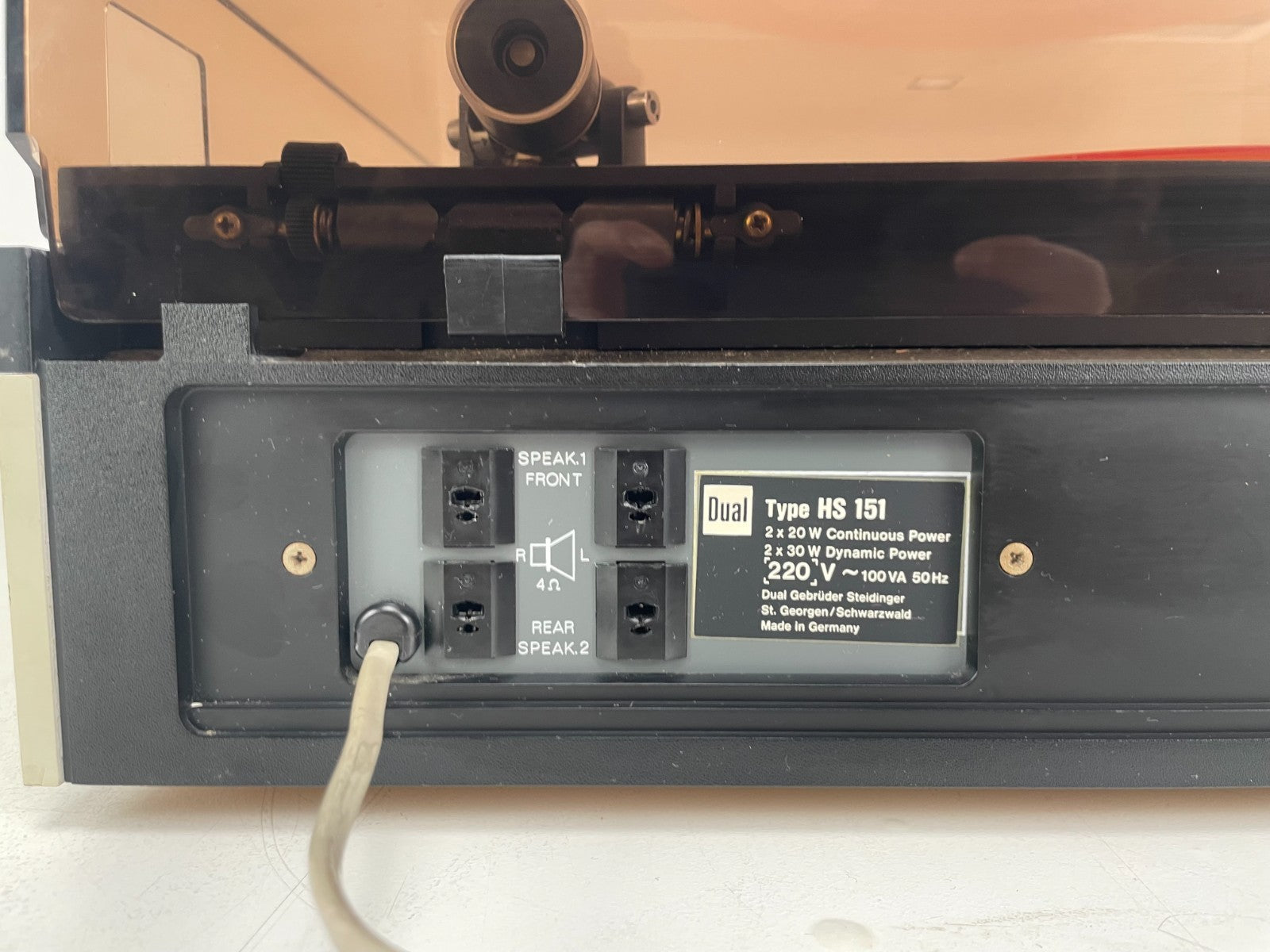Dual HS151 Turntable/Receiver Combo with Philips Cartridge