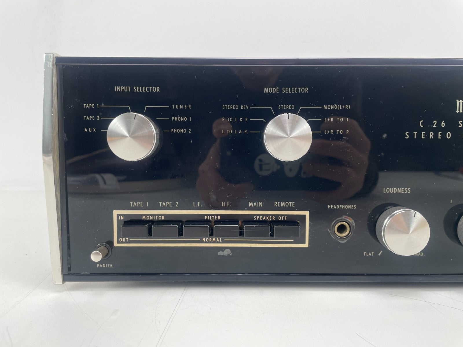 McIntosh C26 Stereo Preamplifier – Fully Serviced Recapped with Nichicons Manual