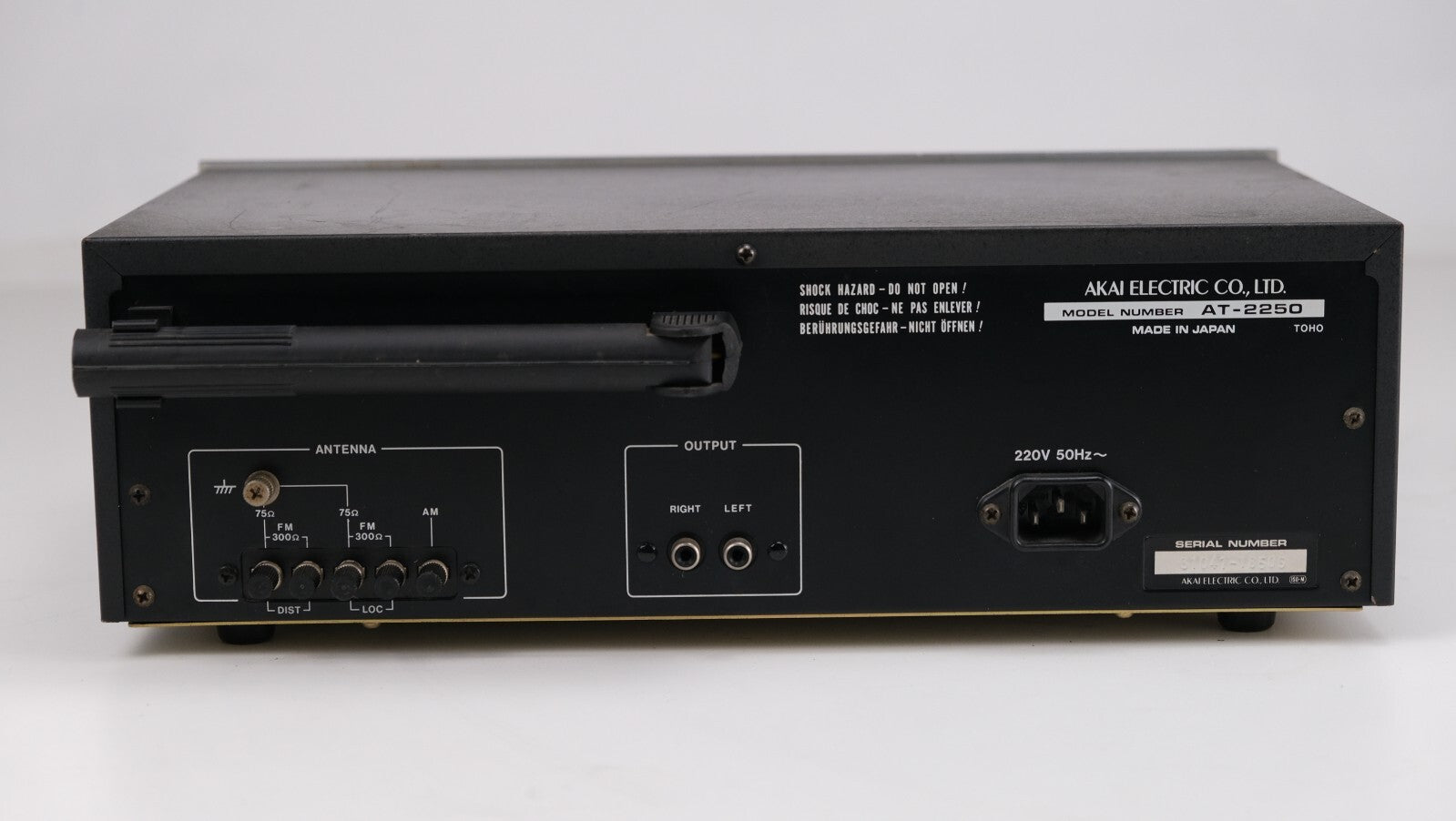 Akai AT-2250 - Tuner - Black