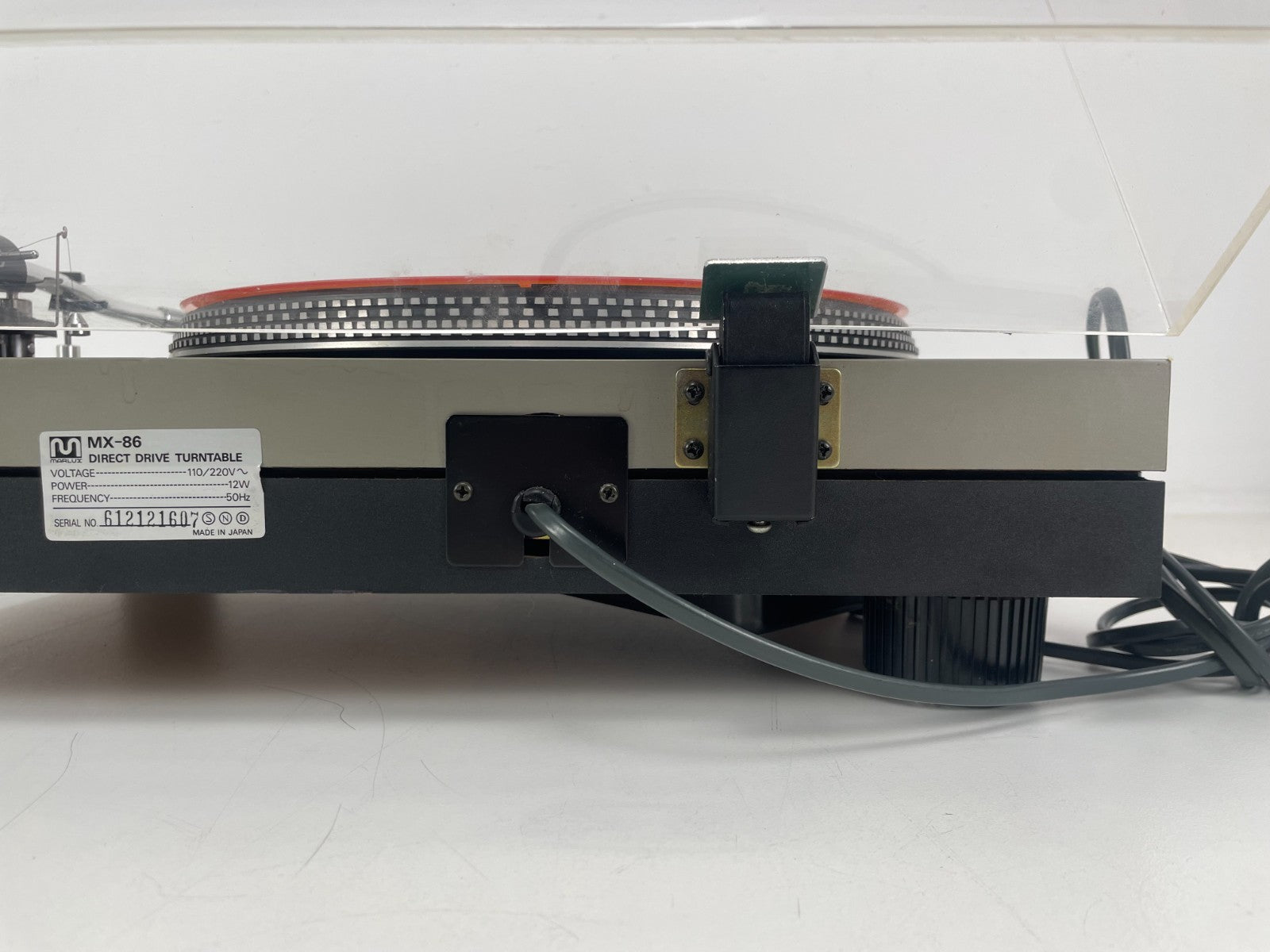 Marlux MX-86 - Direct Drive Turntable – Excel QD 700C II - Mint Condition