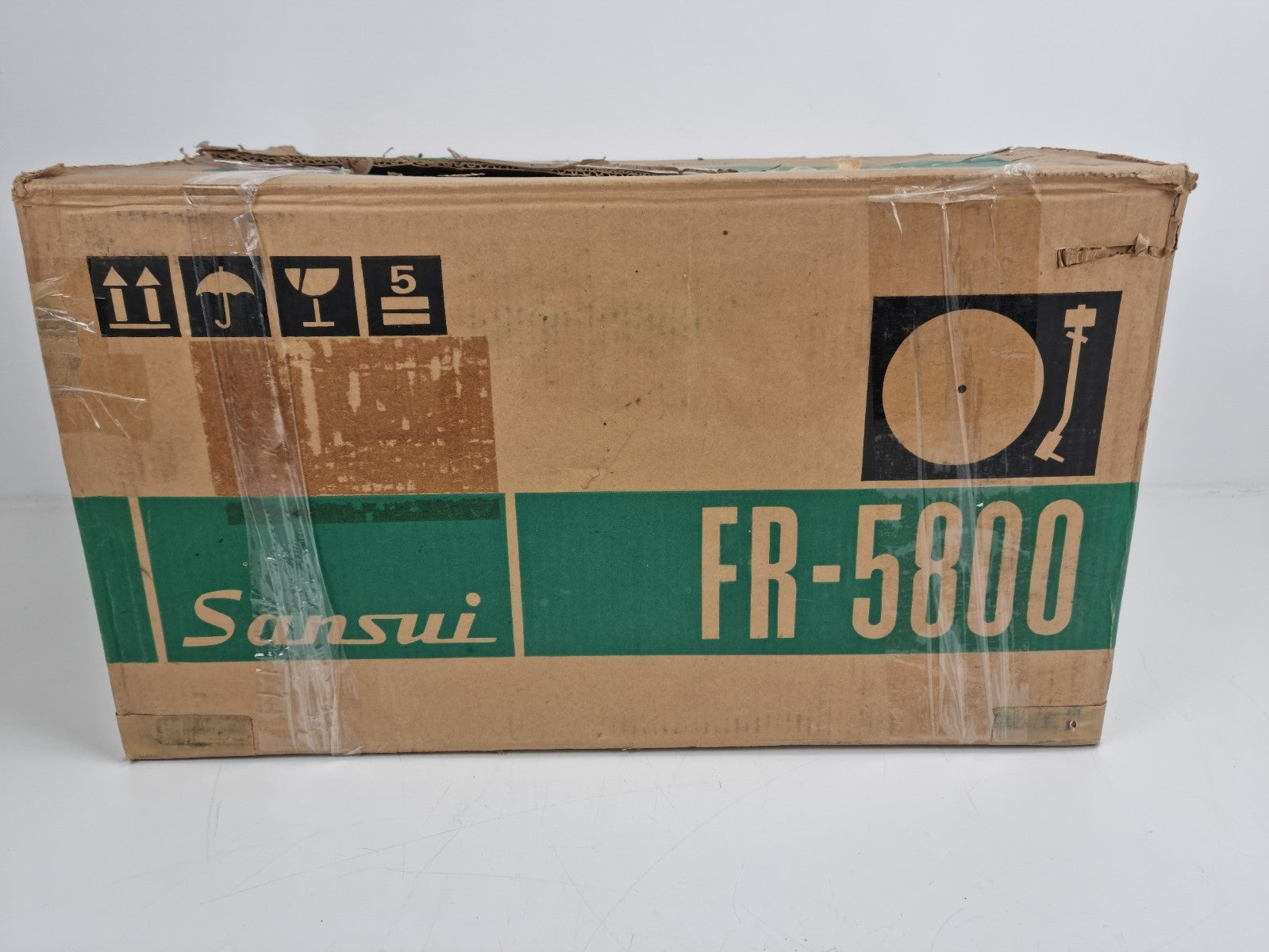 Sansui FR-5800 - In Original Box - New SV-202 Cartridge - No Dustcover