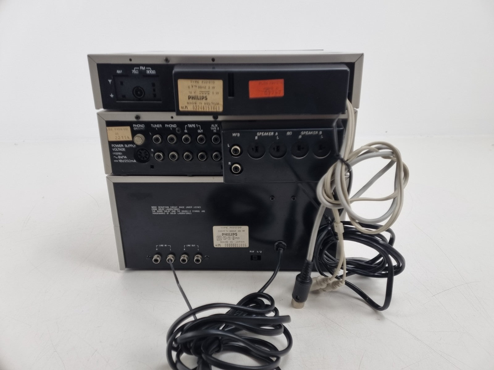 Philips 2312 AM/FM  Tuner - 4312 Integrated Stereo  Amplifier - 6312 HIFI Cassette