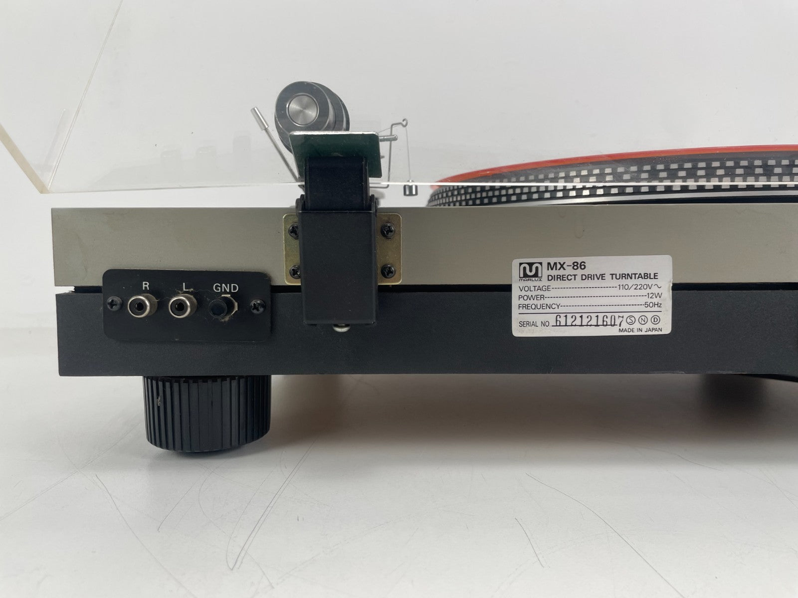 Marlux MX-86 - Direct Drive Turntable – Excel QD 700C II - Mint Condition
