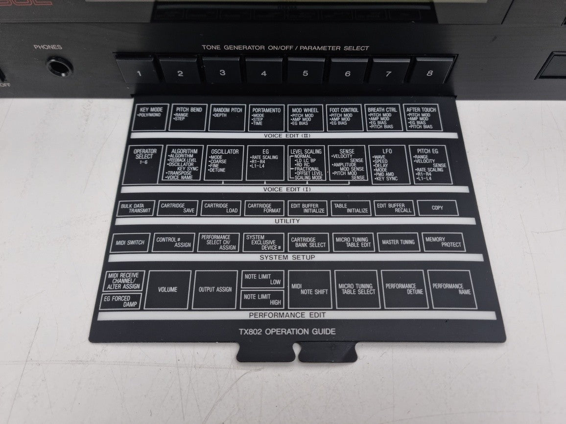 Yamaha TX 802 FM Tone Generator - Comes with cables,little user damage