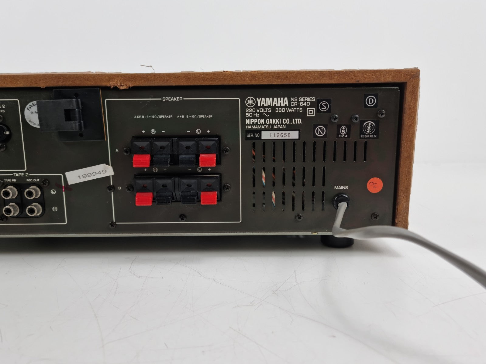Yamaha CR-640 - Stereo-ontvanger - Onderhoud uitgevoerd