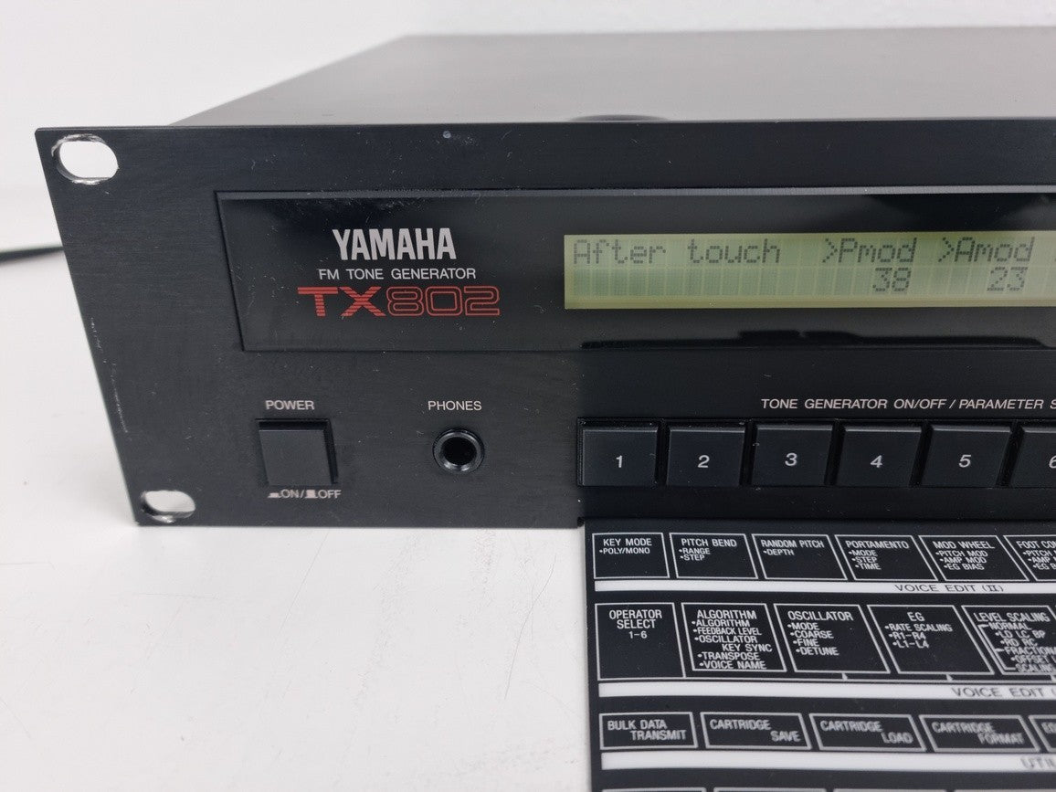 Yamaha TX 802 FM Tone Generator - Comes with cables,little user damage