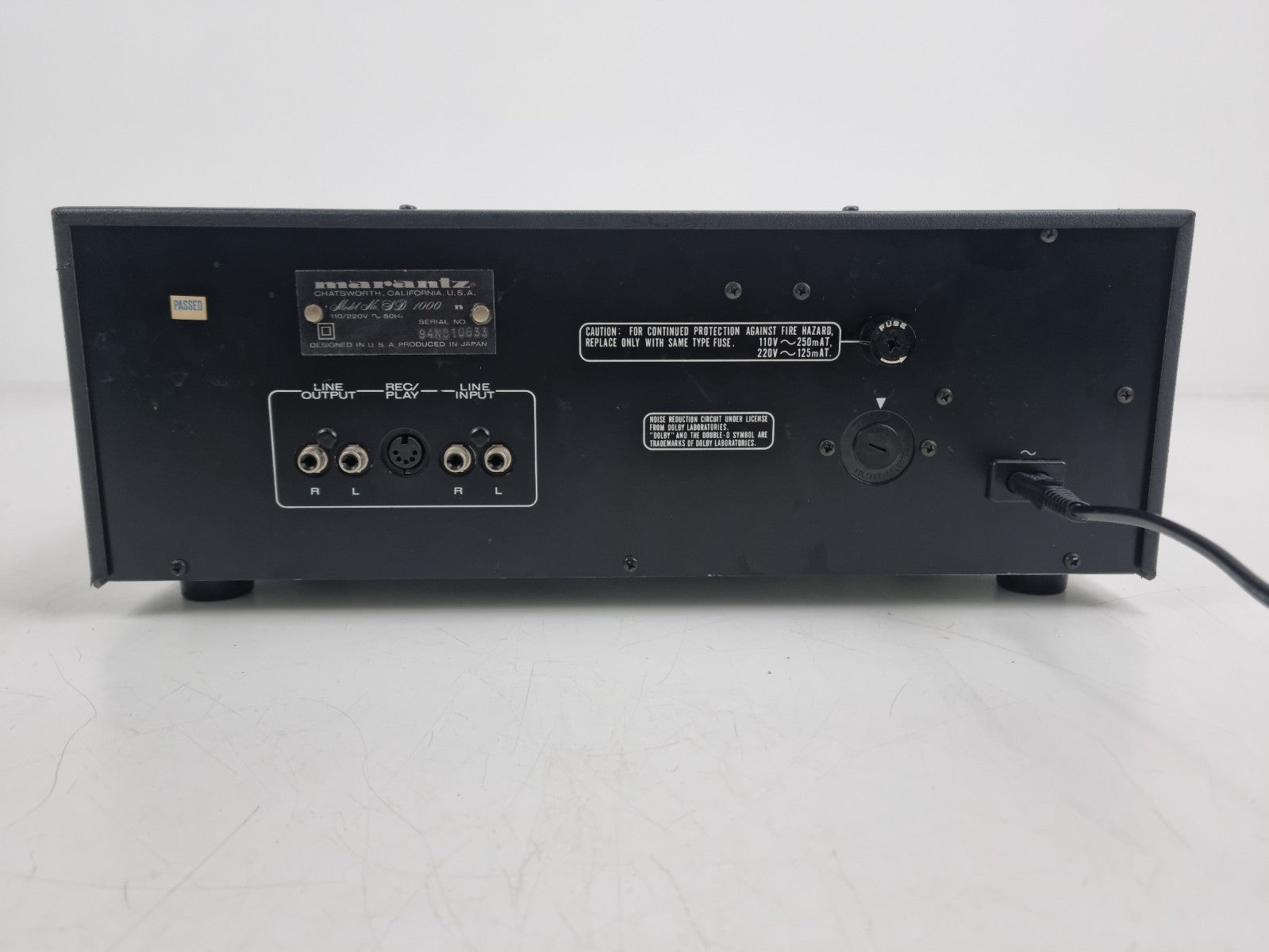 Marantz SD 1000 - Stereo Cassette Deck