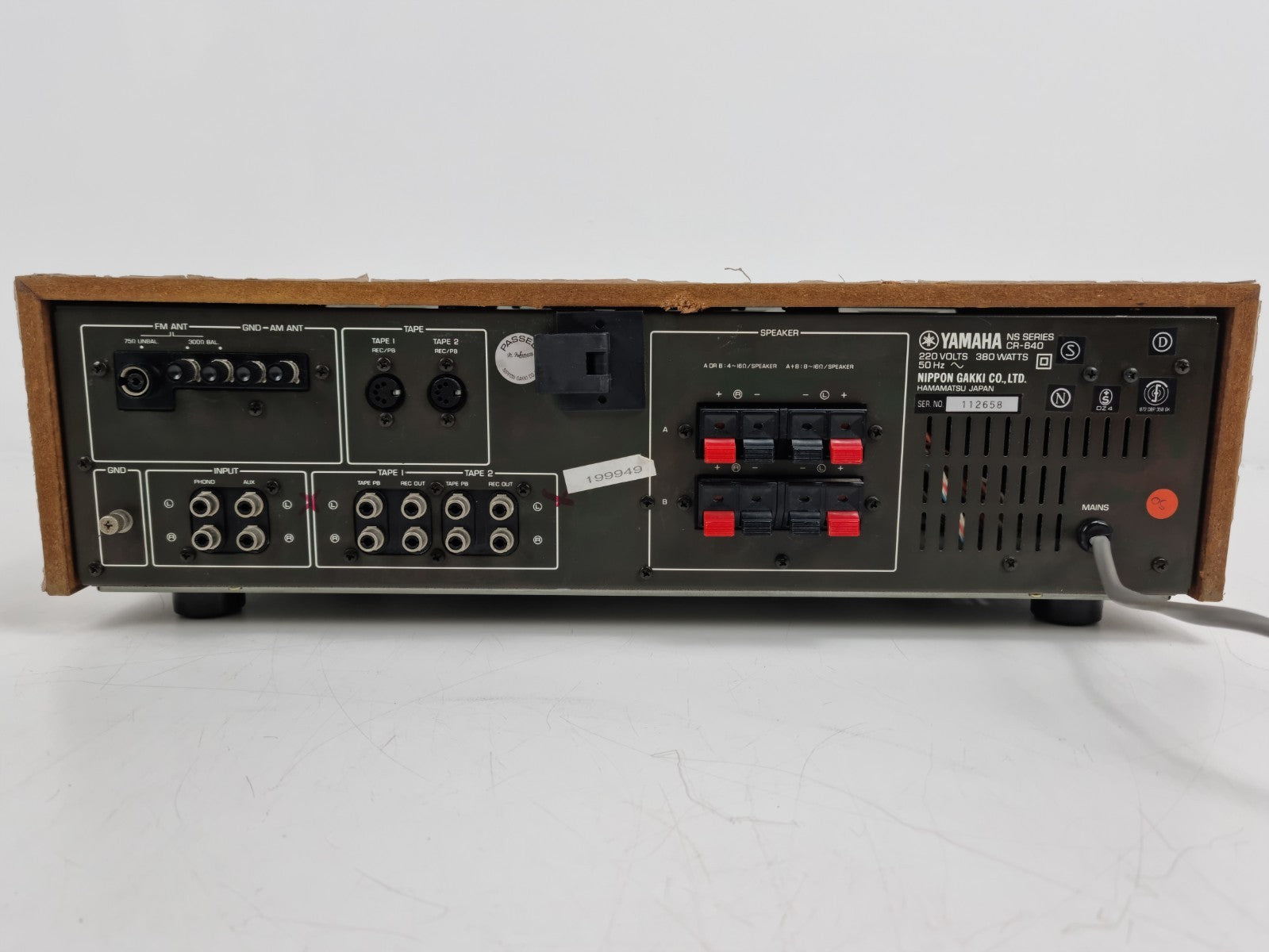 Yamaha CR-640 - Stereo-ontvanger - Onderhoud uitgevoerd