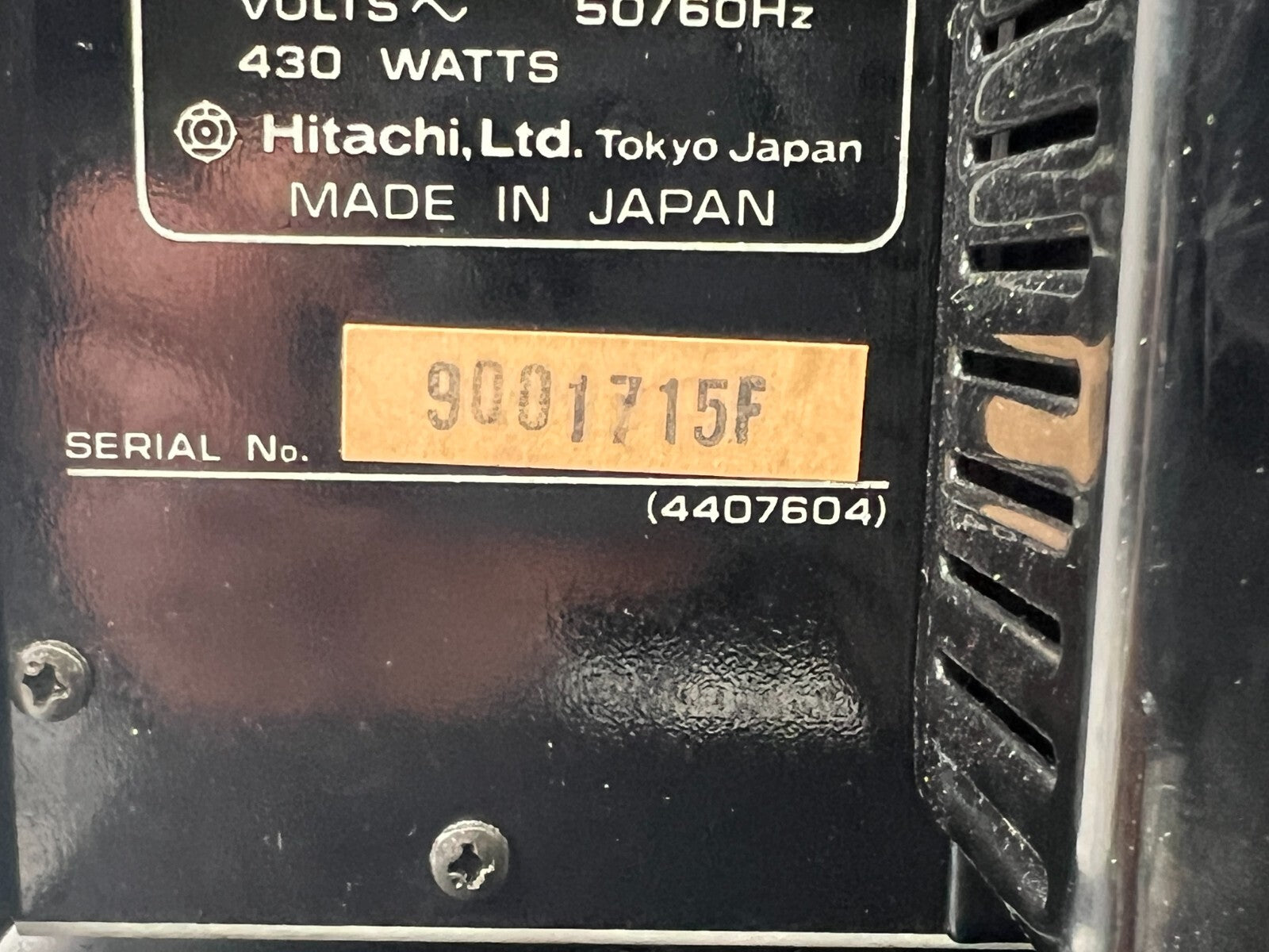 Hitachi HCA-6500 Pre Amplifier - HMA-6500 Power Amplifier - FT-8000 Tuner