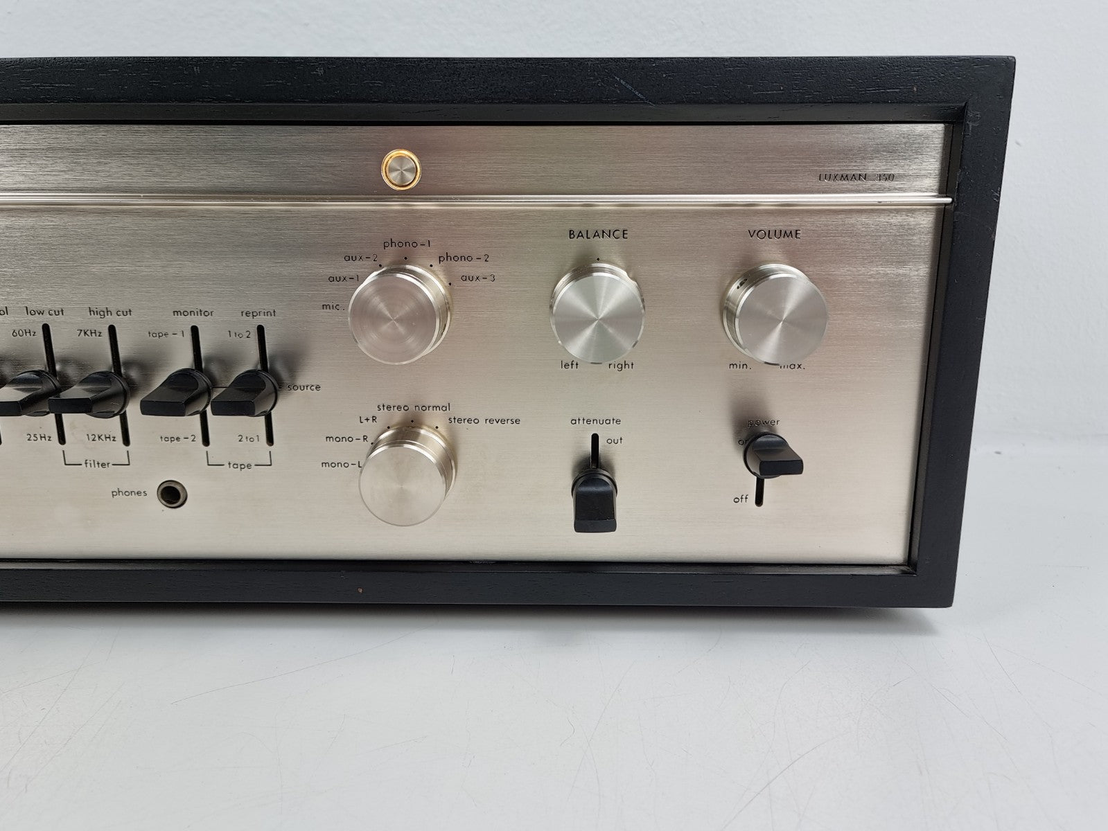 Luxman CL 350 Stereo Control Amplifier - Fully recapped with nichicons