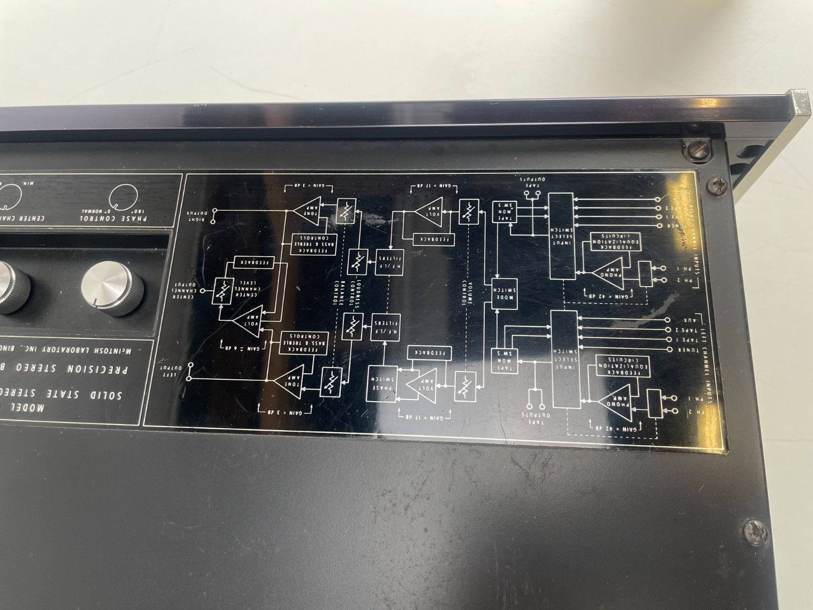 McIntosh C26 Stereo Preamplifier – Fully Serviced Recapped with Nichicons Manual