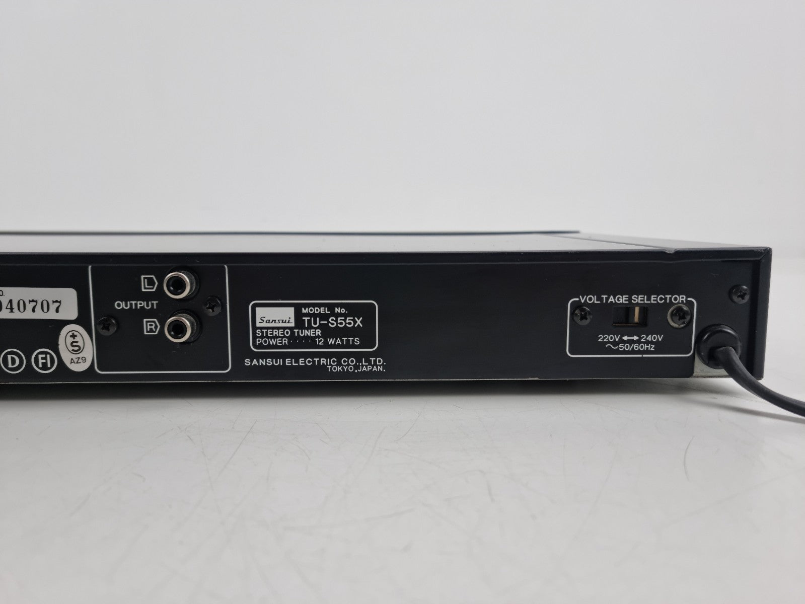 Sansui TU-S55X Quartz PLL digitale synthesizer stereo tuner