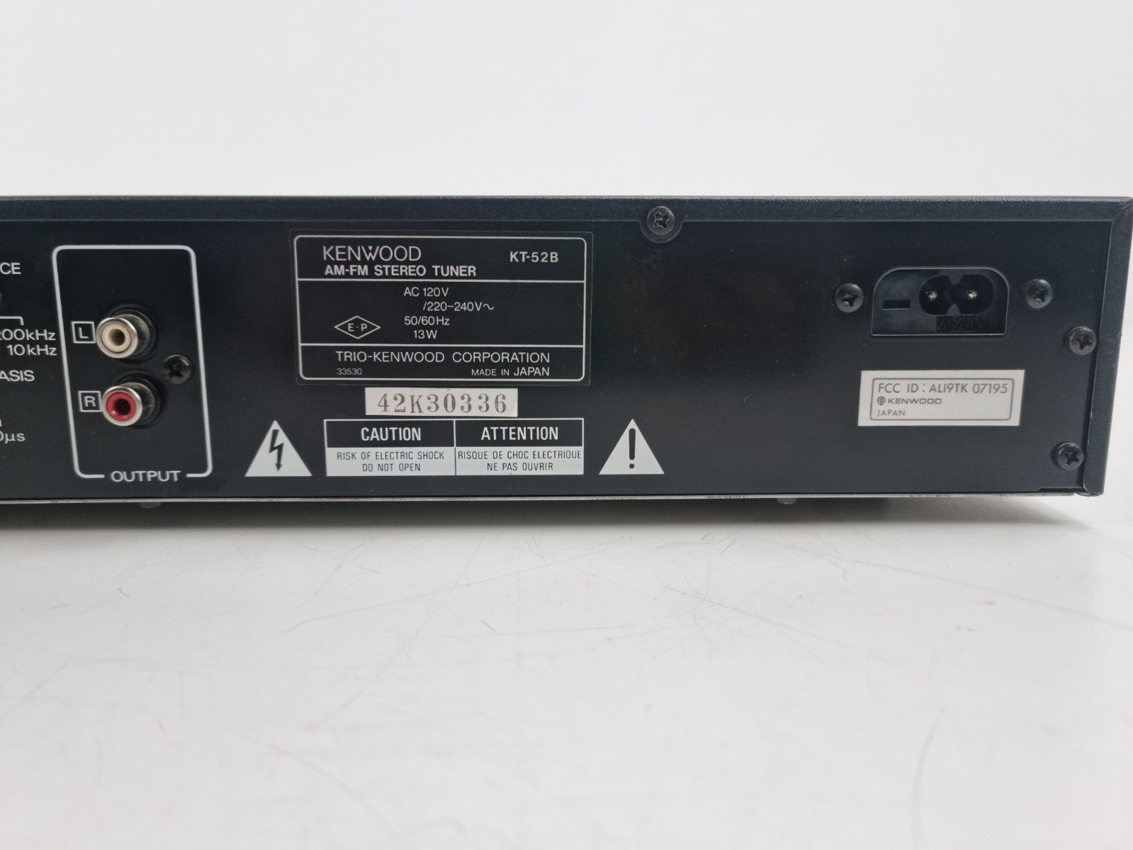 Kenwod KT-52B - Stereo Synthersizer Tuner -Mint condition
