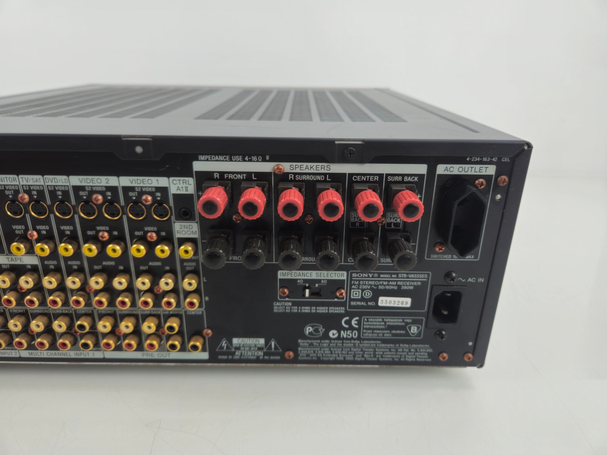 Sony - VA555ES - Audio Video Receiver - ES-Series