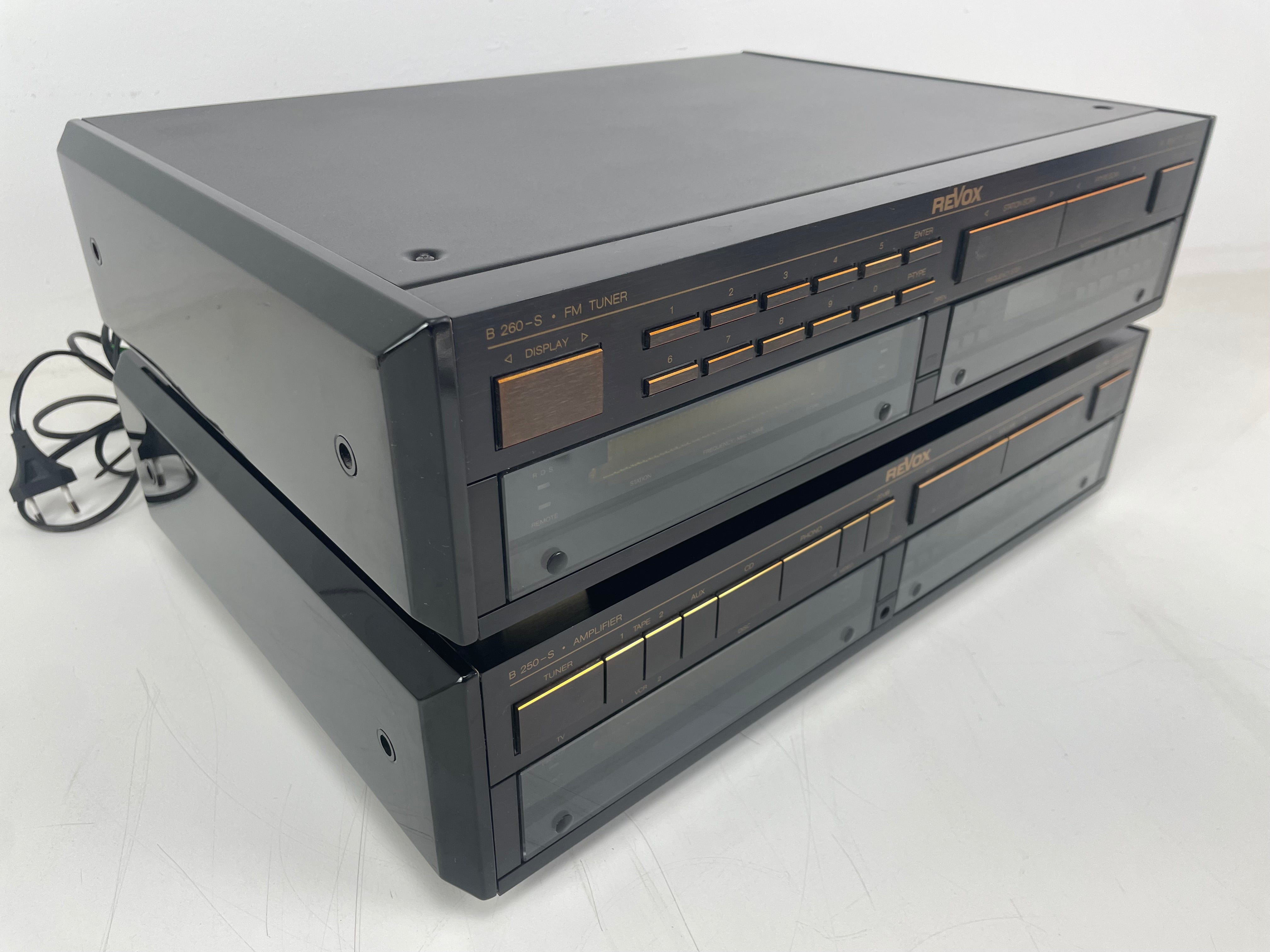 Revox - B250-S/B260-S - Stereo Integrated Amplifier + FM Stereo Tuner