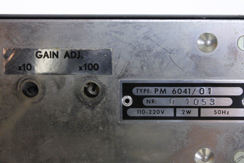 Philips 1960's Preamplifier Model PM6041 - 1 Hz - 500 kHz