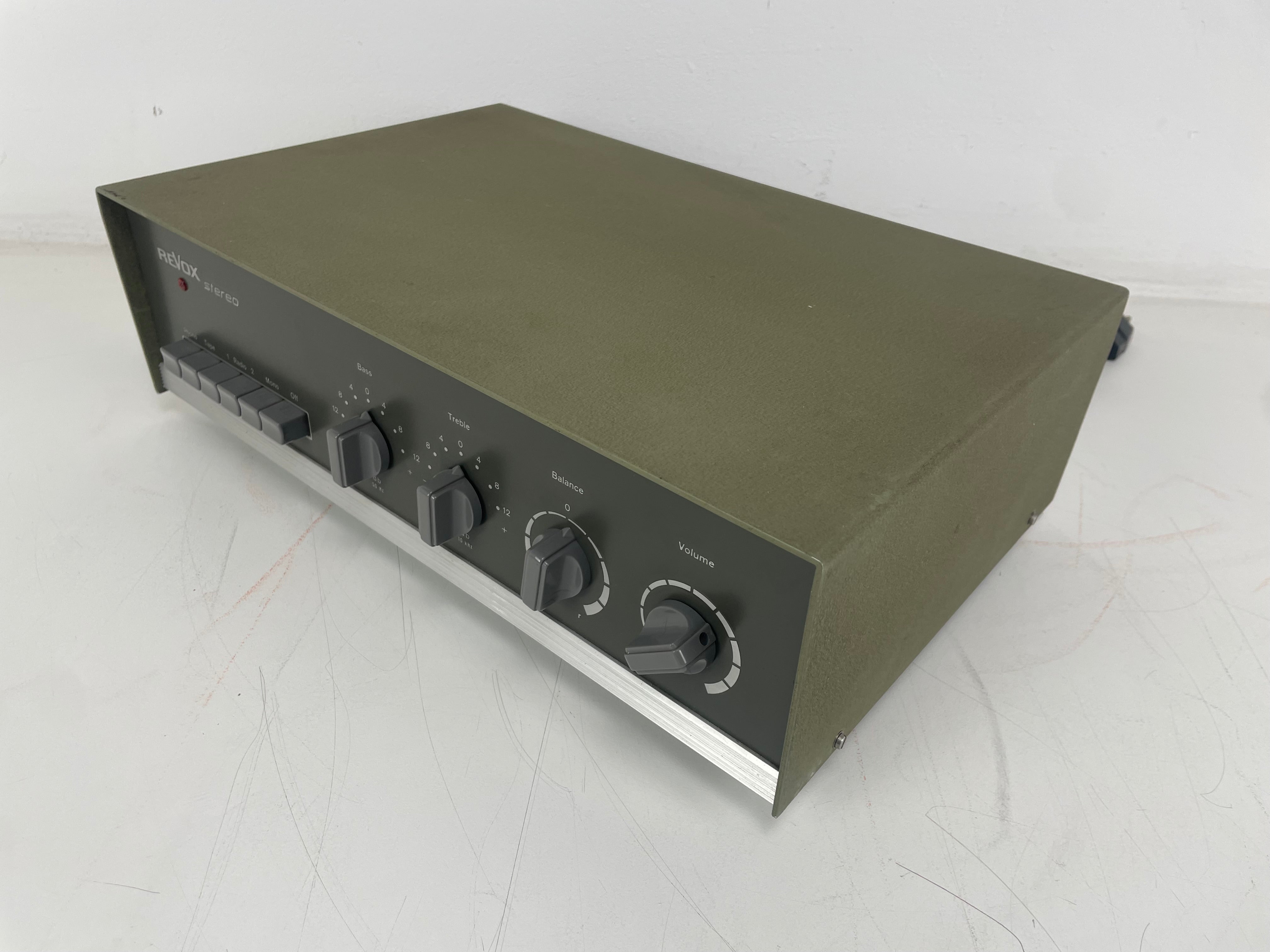 Revox - Modell 40 - Stereo Tube Amplifier - Serviced (Fuse Installed)