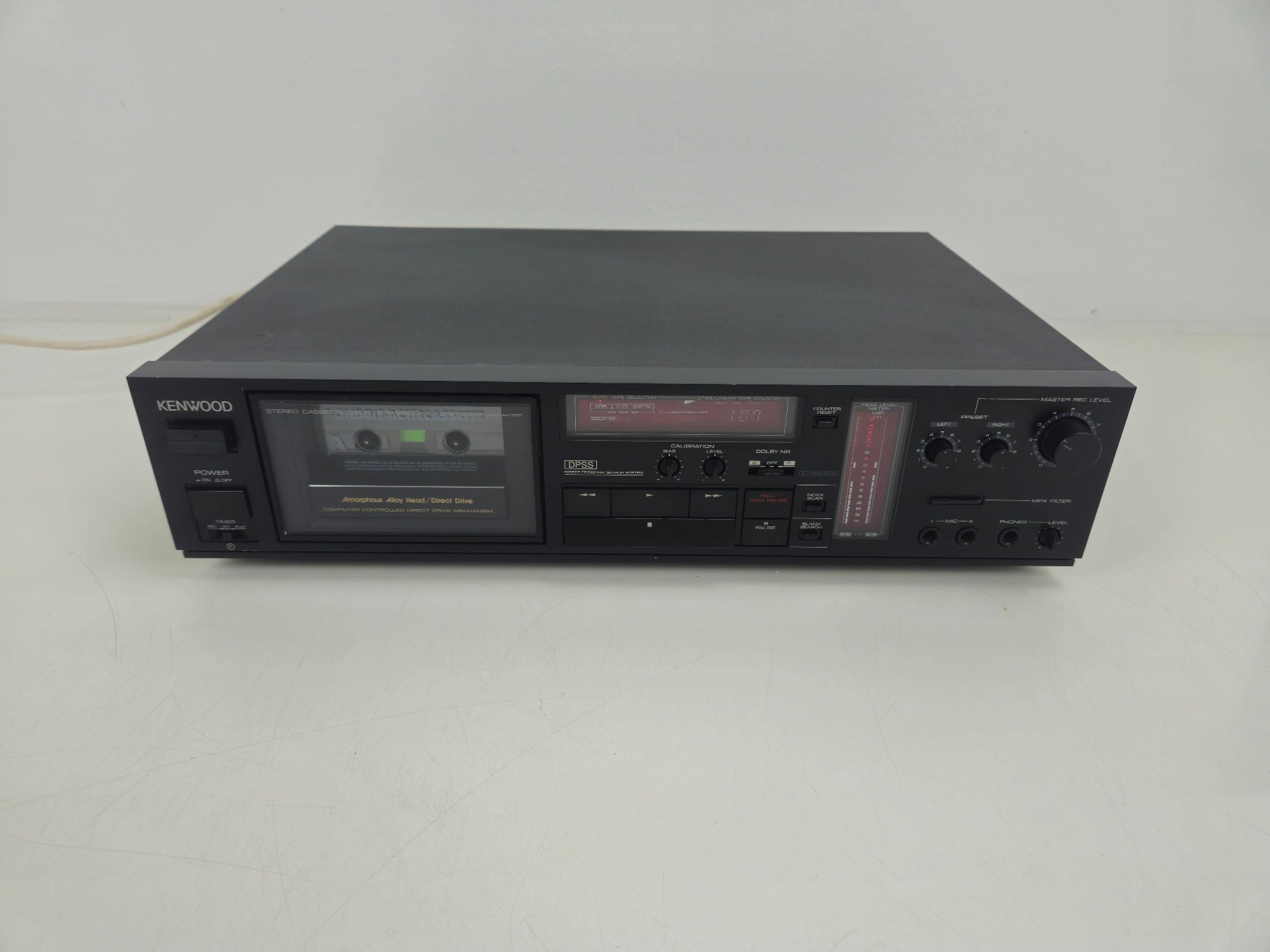 Kenwood- KX-880G - Two Head Stereo Cassette Deck