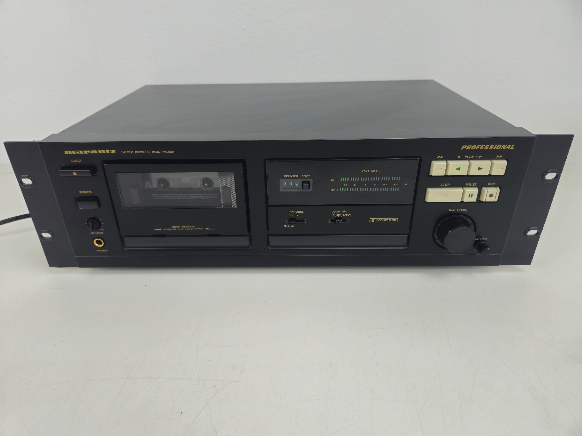 Marantz - PMD 501 - Cassette Deck - New belts - Rack-mount