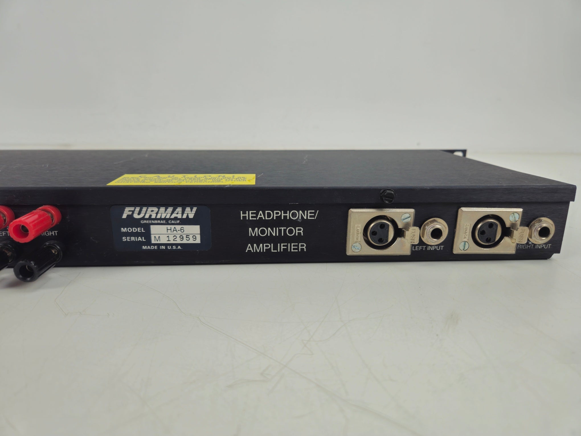 Furman - HA-6 - Headphone / Monitor Amplifier