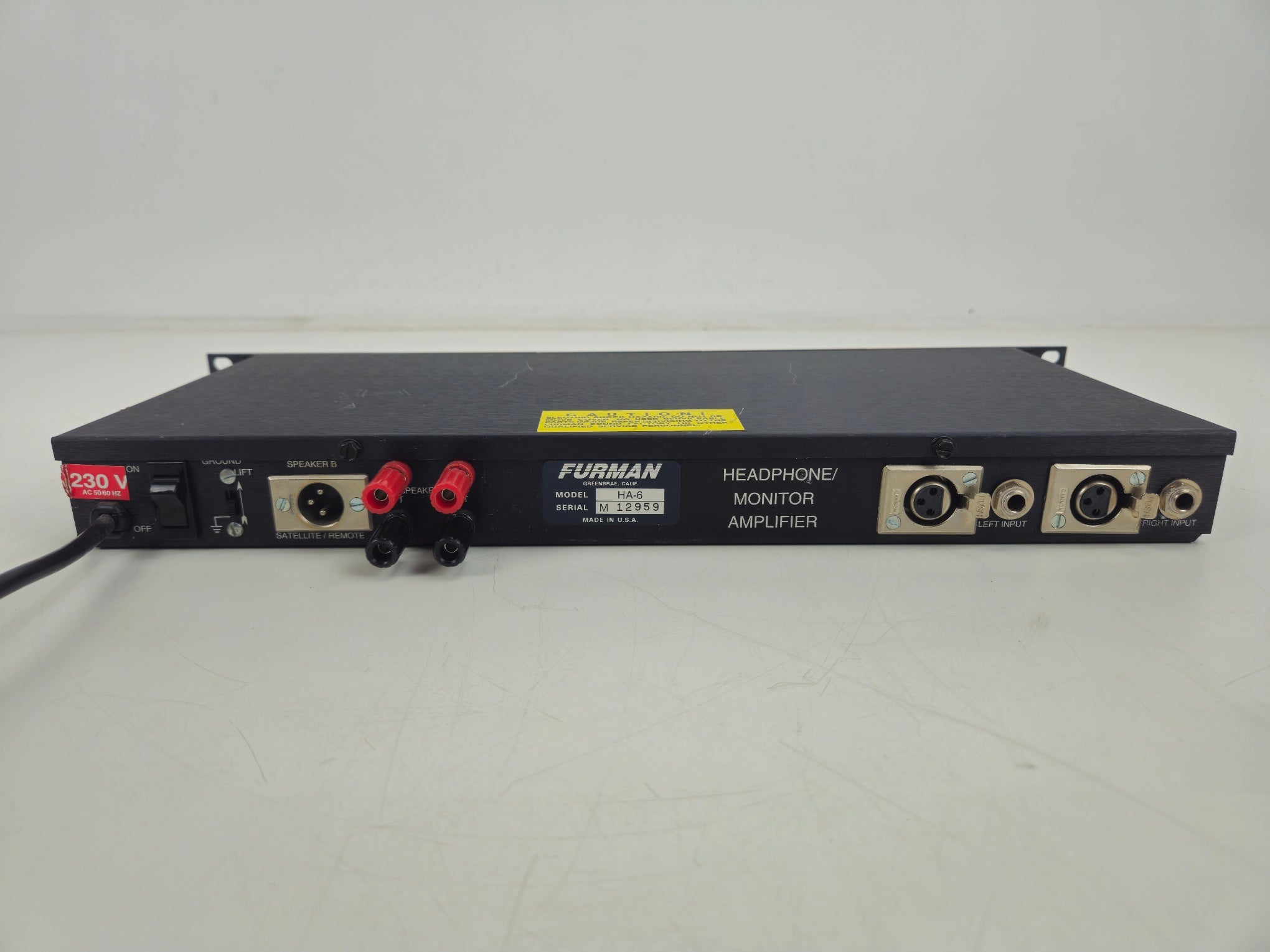 Furman - HA-6 - Headphone / Monitor Amplifier