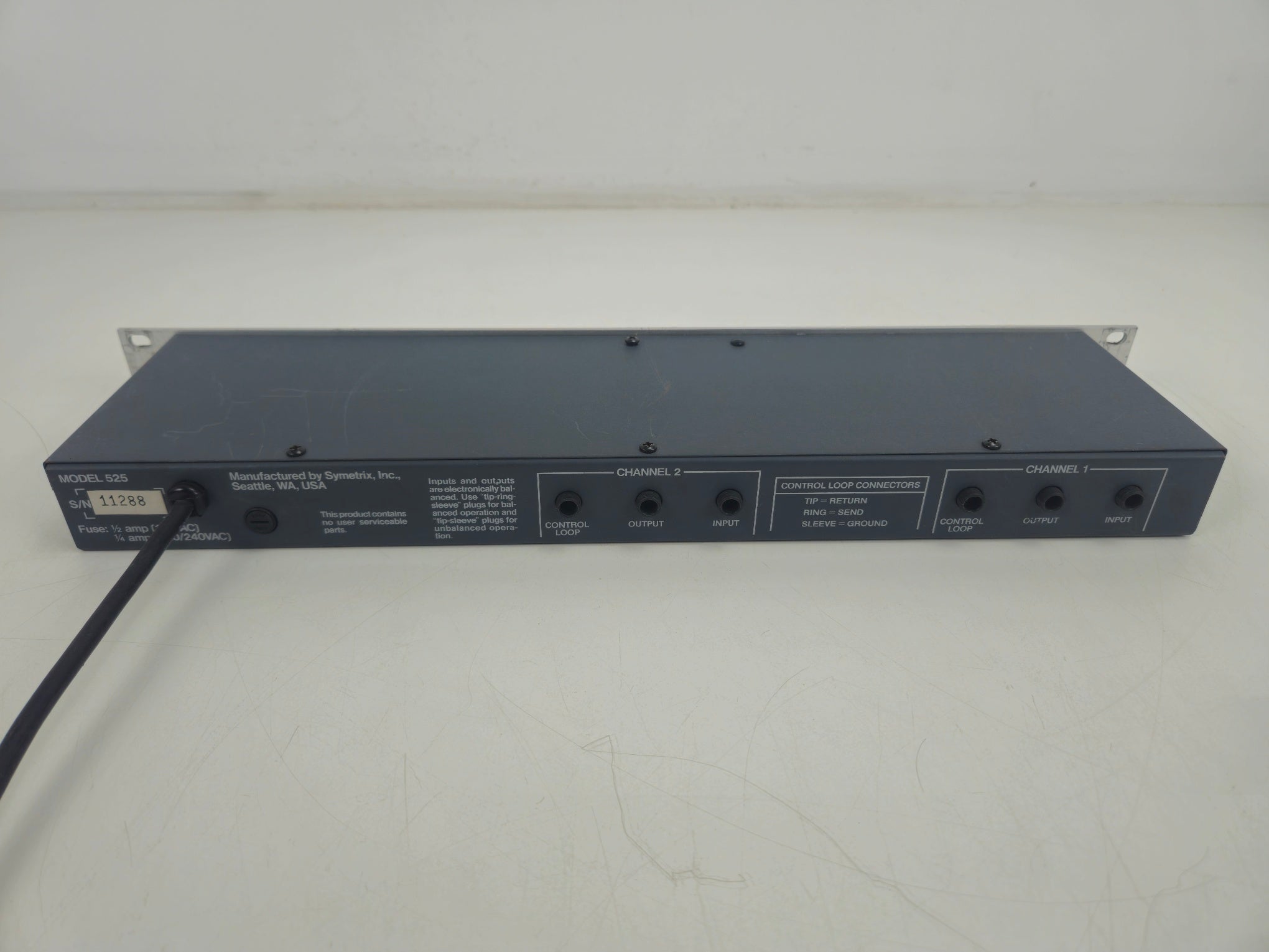 Symetrix - 525 - Dual Gated Compressor/Limiter