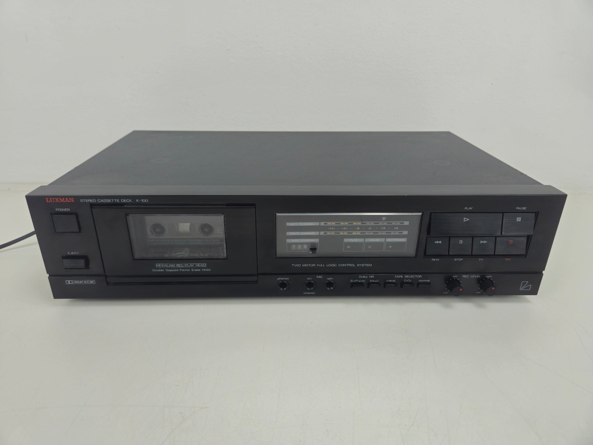 Luxman - K100 - Stereo Cassette Deck - Serviced (New Belts)