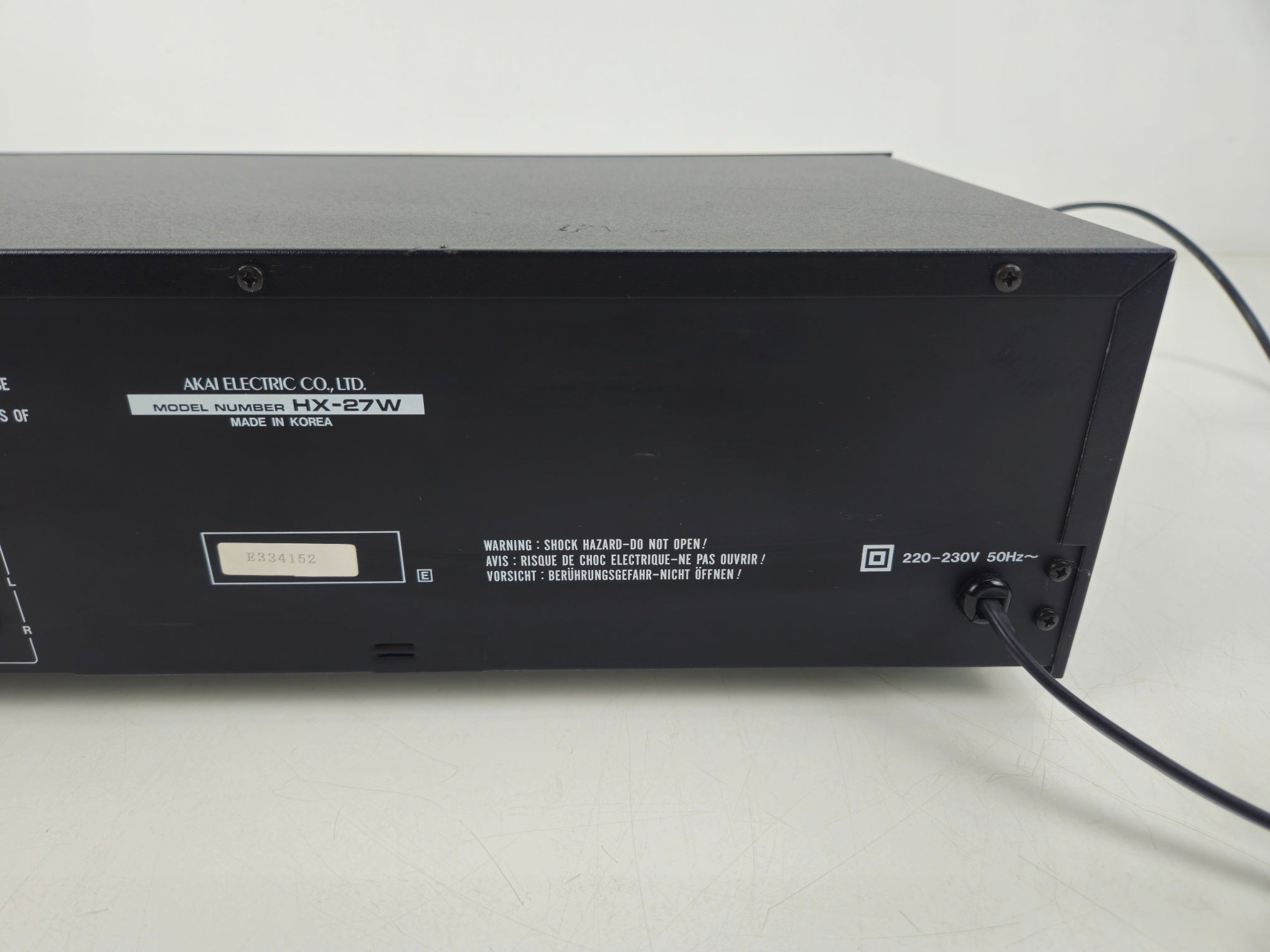 Akai - HX-27W - Double Cassette Deck
