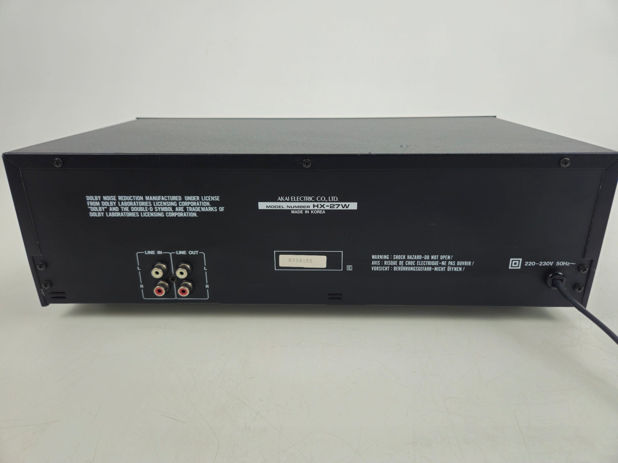 Akai - HX-27W - Double Cassette Deck