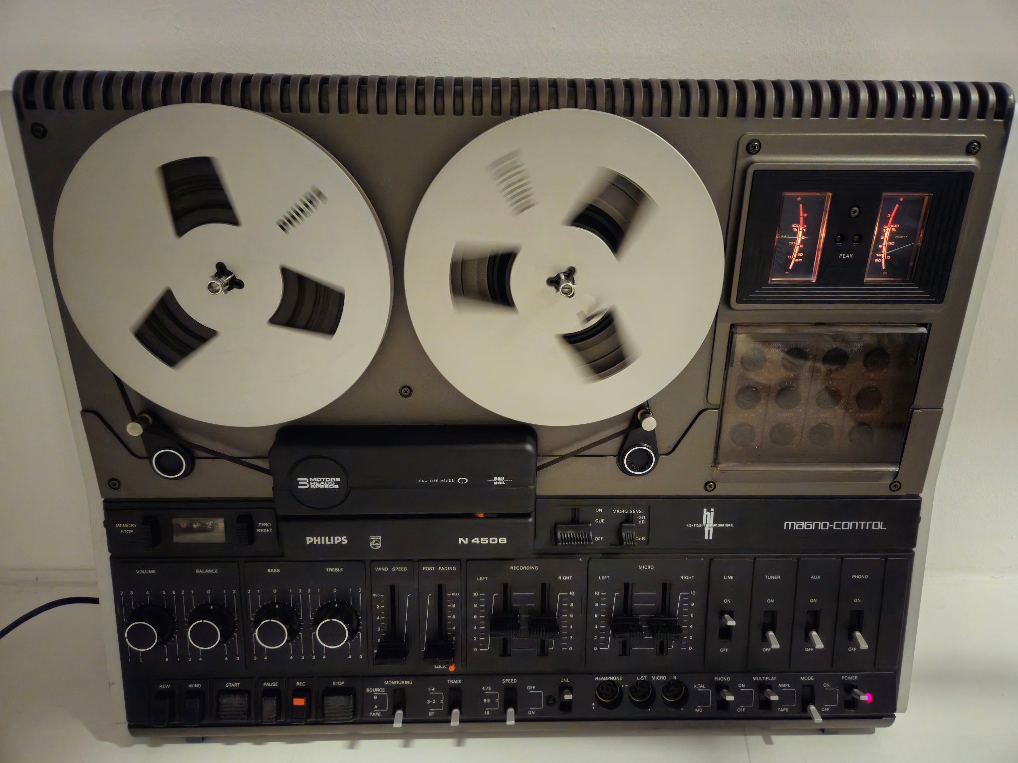Philips - N4506 - Stereo Reel-to-Reel Deck - Serviced (New Belts)
