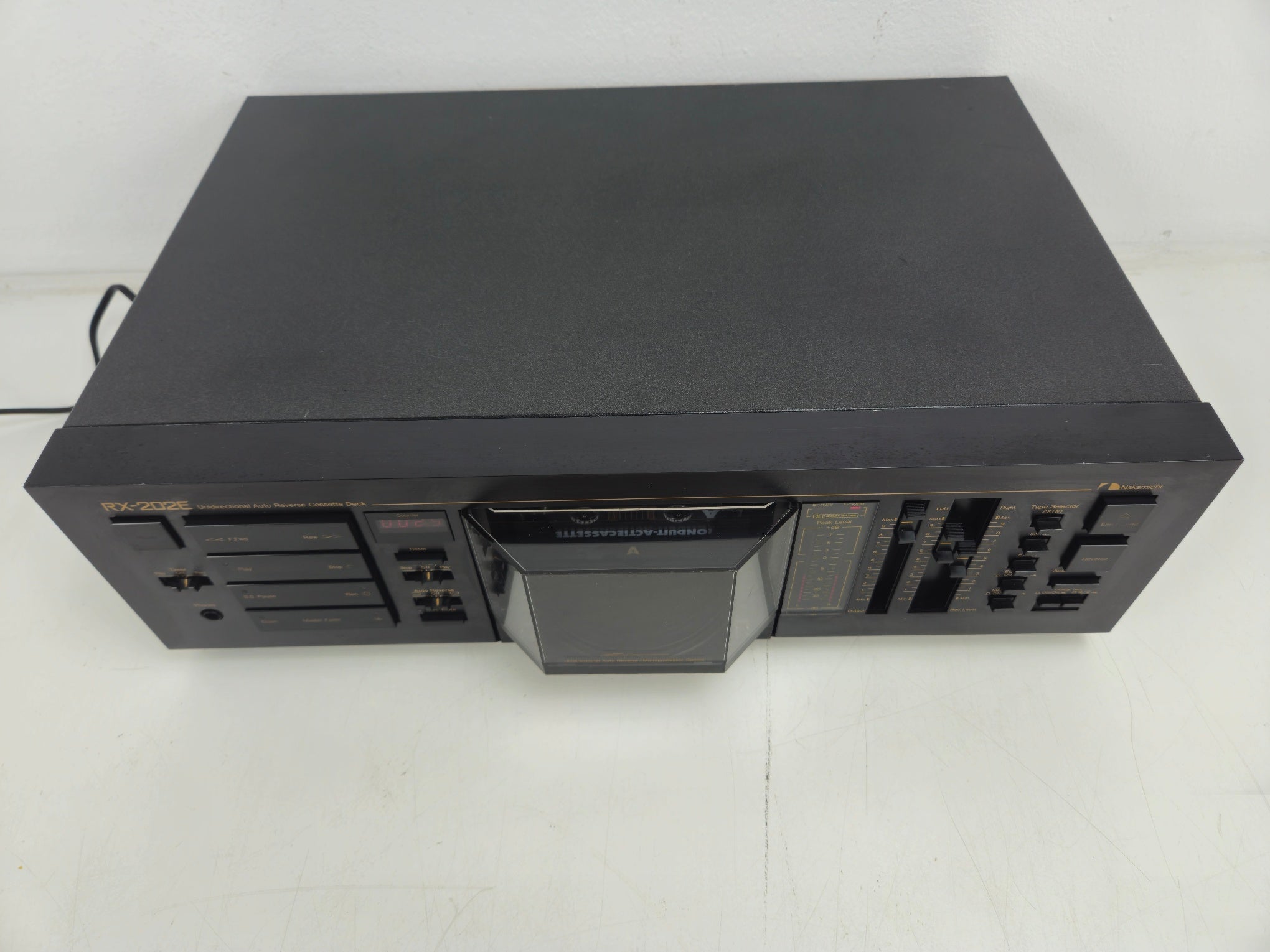 Nakamichi - RX-202E -  Auto Reverse Stereo Cassette Deck -  Serviced