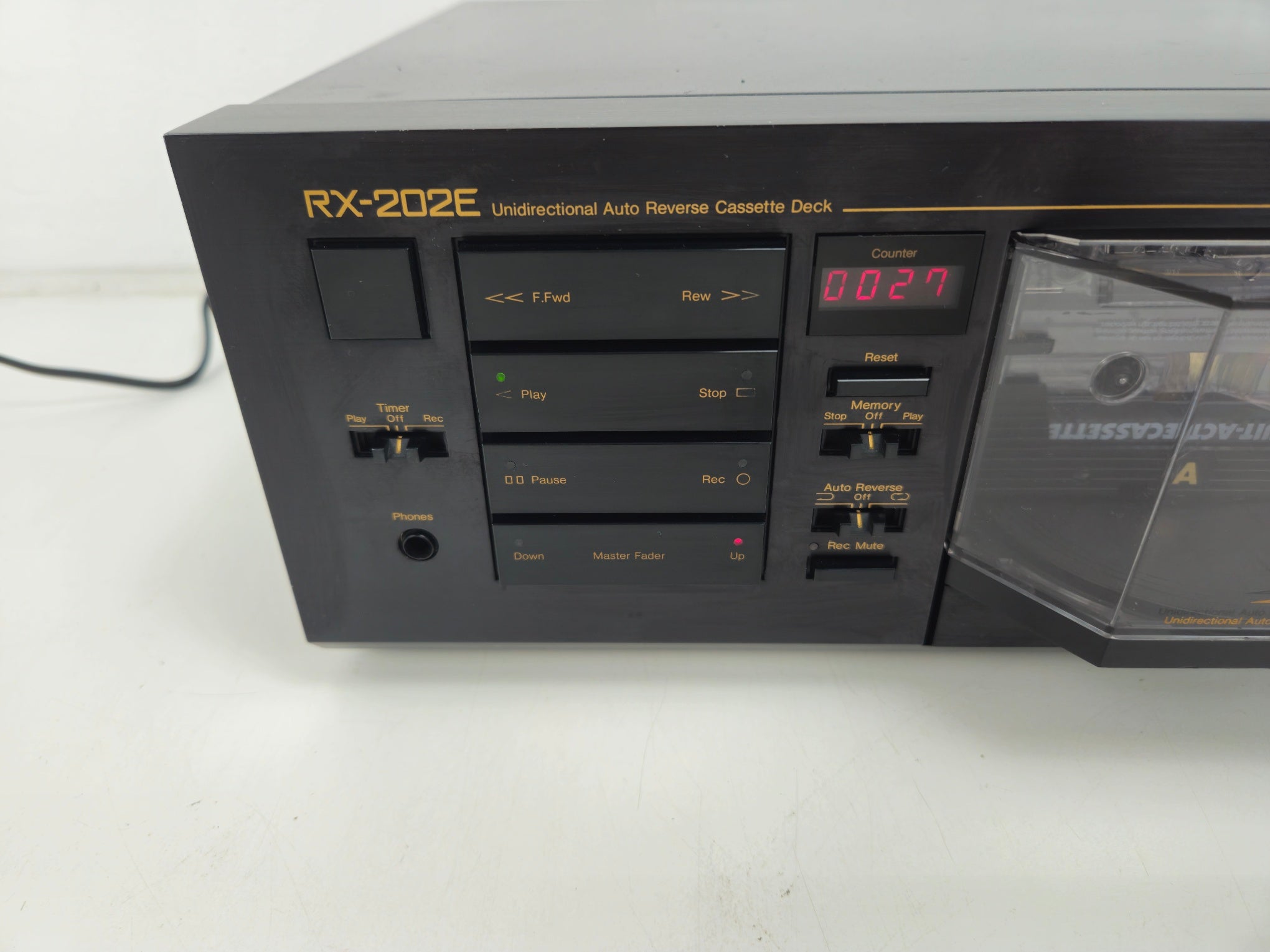 Nakamichi - RX-202E -  Auto Reverse Stereo Cassette Deck -  Serviced