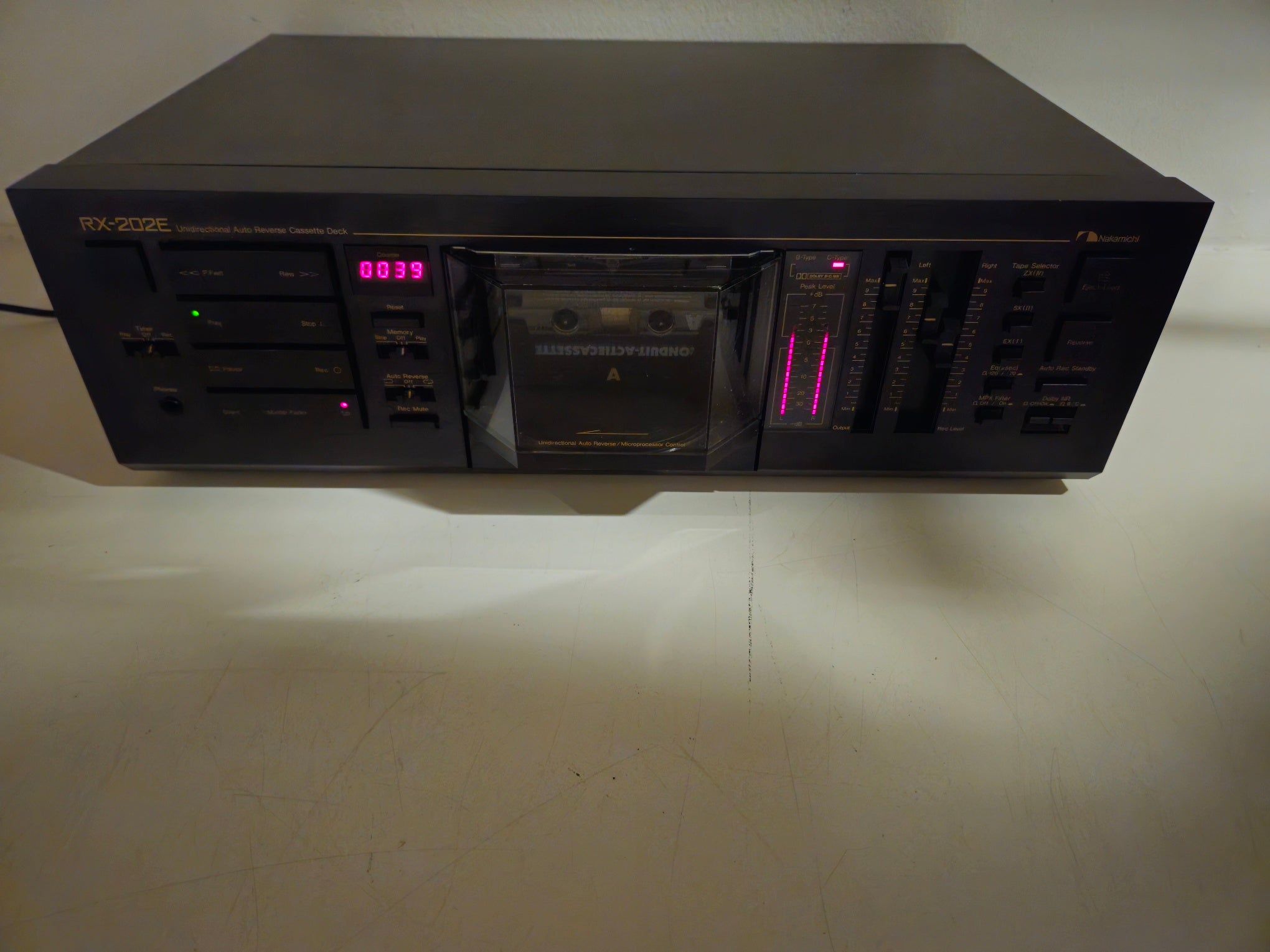 Nakamichi - RX-202E -  Auto Reverse Stereo Cassette Deck -  Serviced