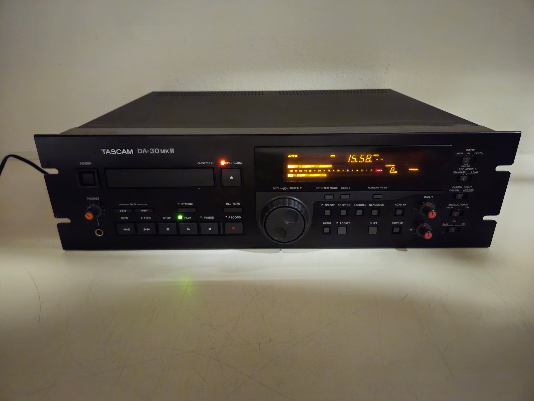 Tascam - DA-30 MKII - Digital Audio Tape Deck - Pro DAT with XLR's - New Belts